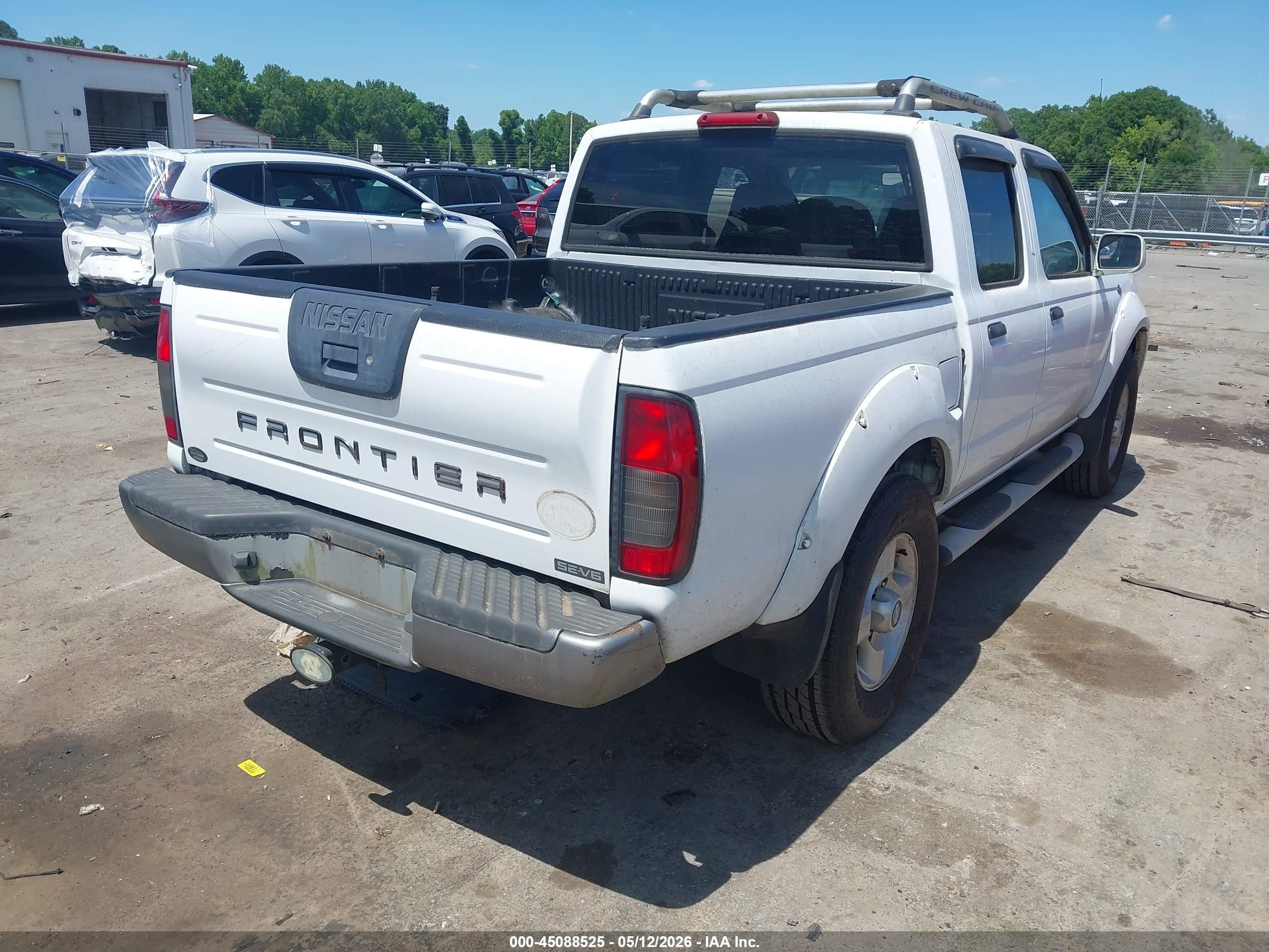 2001 Nissan Frontier Se-v6 White vin: 1N6ED27T31C345218