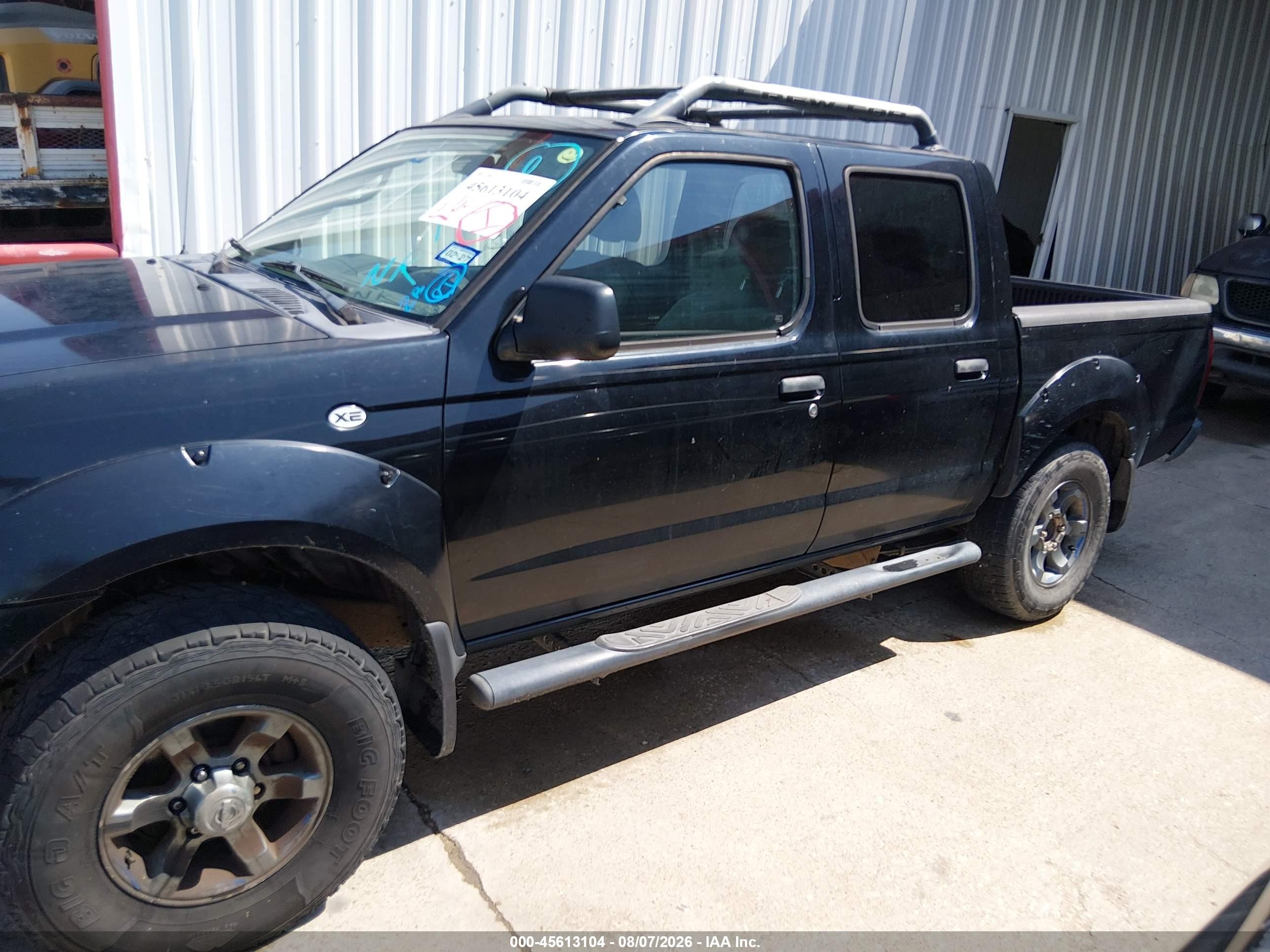 2004 Nissan Frontier Xe-v6 Black vin: 1N6ED27T34C451768