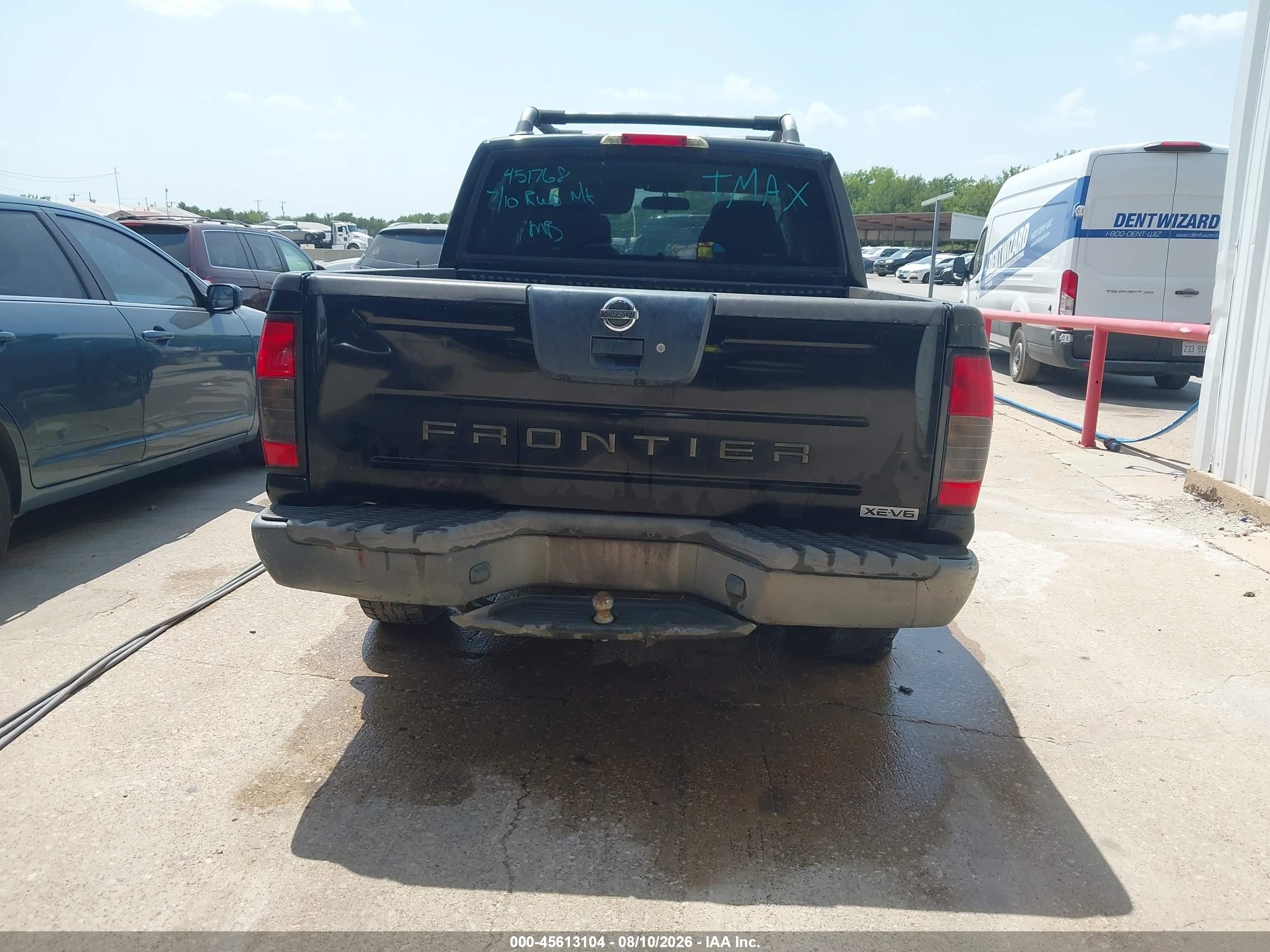 2004 Nissan Frontier Xe-v6 Black vin: 1N6ED27T34C451768