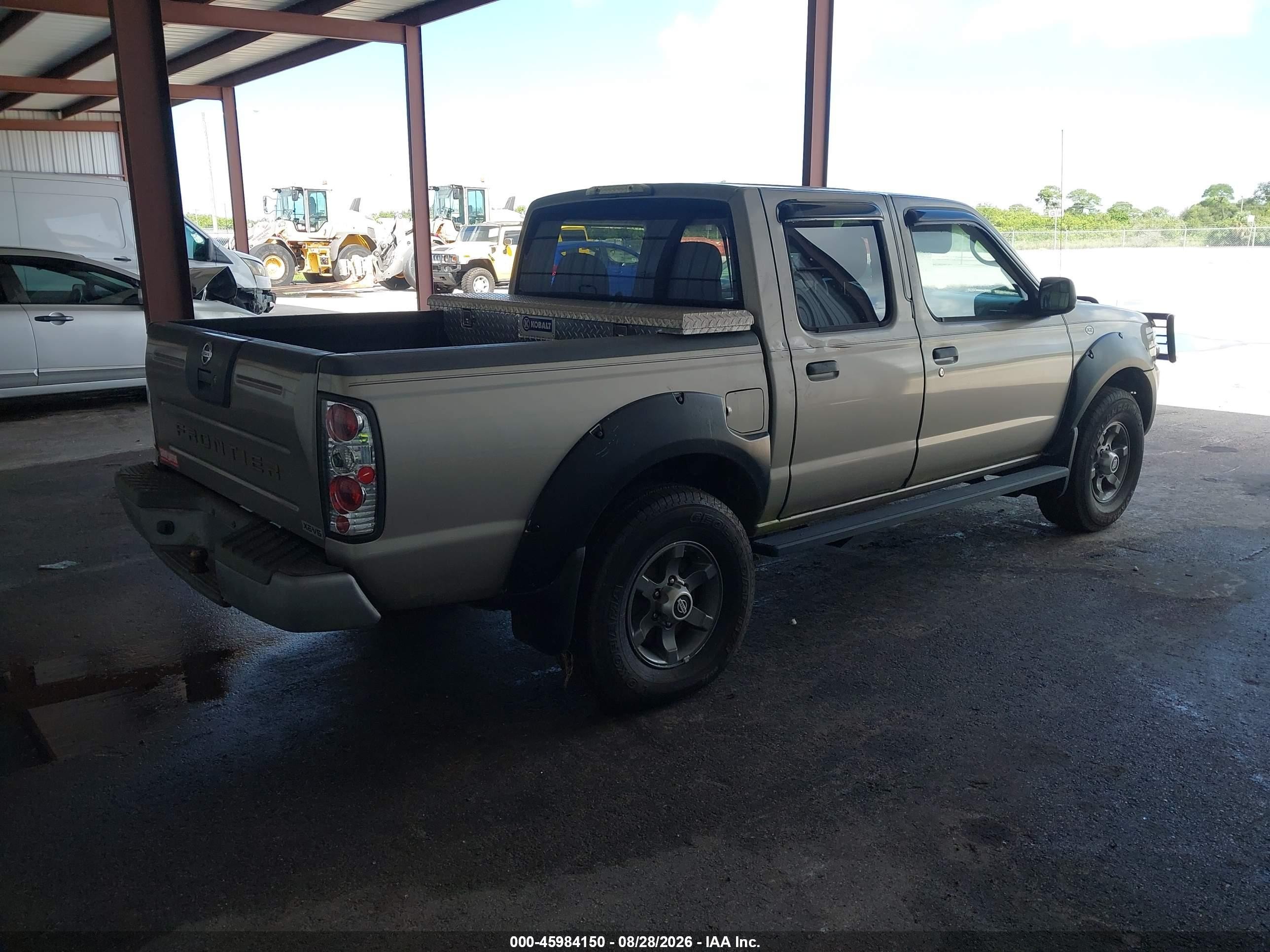 2004 Nissan Frontier Xe-v6 Beige vin: 1N6ED27T34C463225