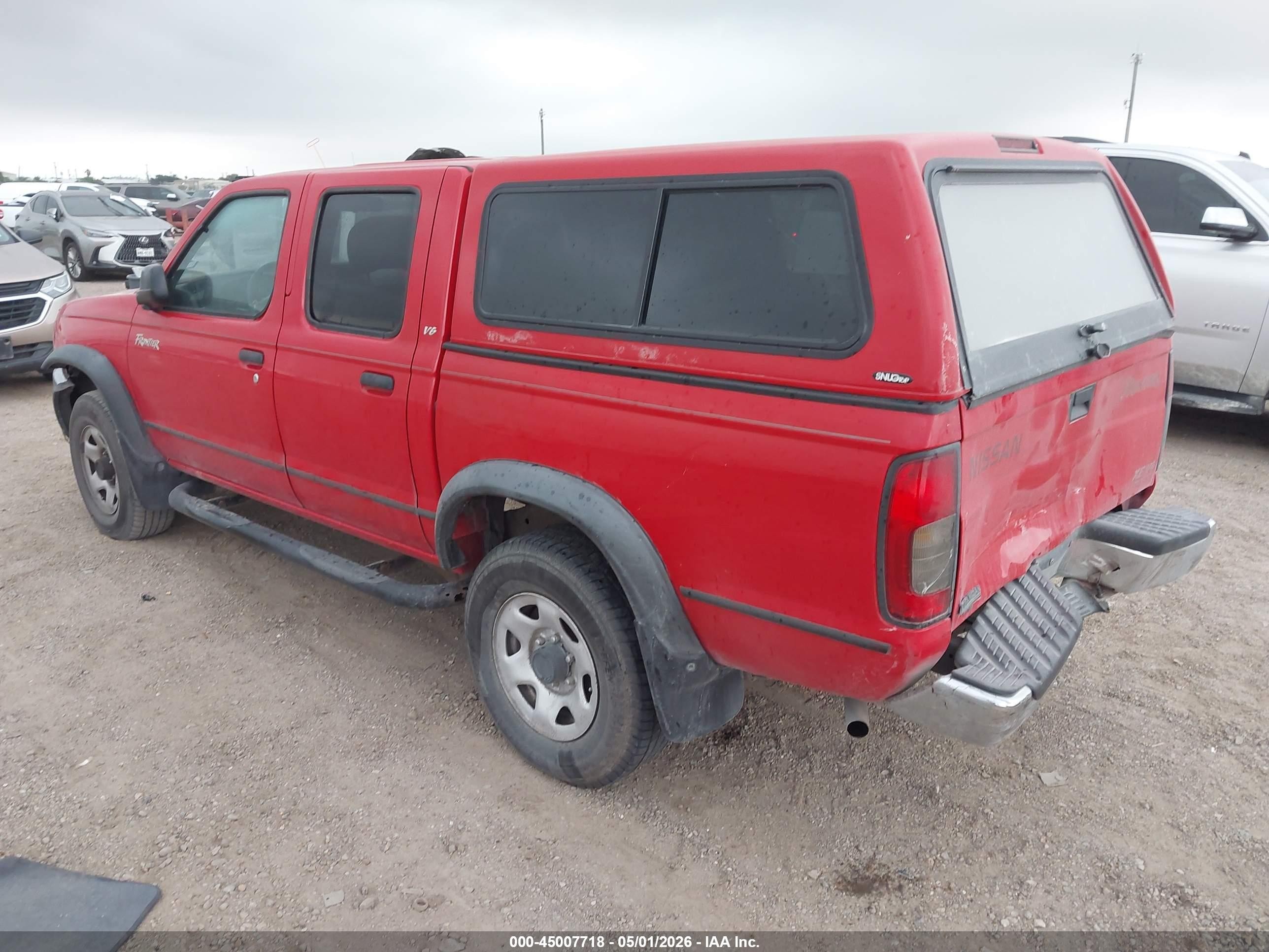 2000 Nissan Frontier Se-v6/xe-v6 Red vin: 1N6ED27T3YC321415