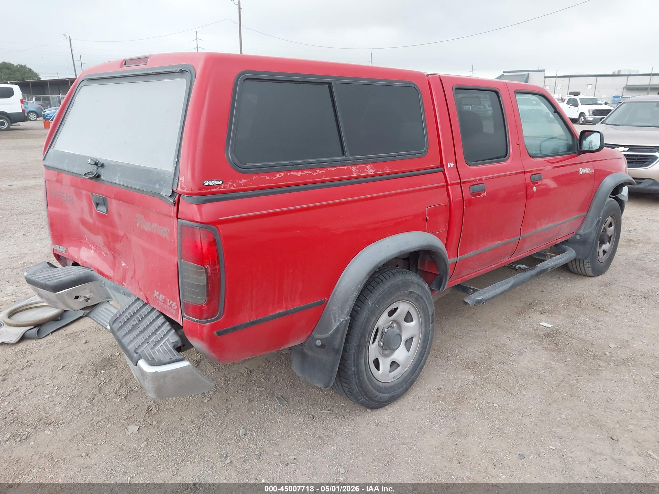 2000 Nissan Frontier Se-v6/xe-v6 Red vin: 1N6ED27T3YC321415