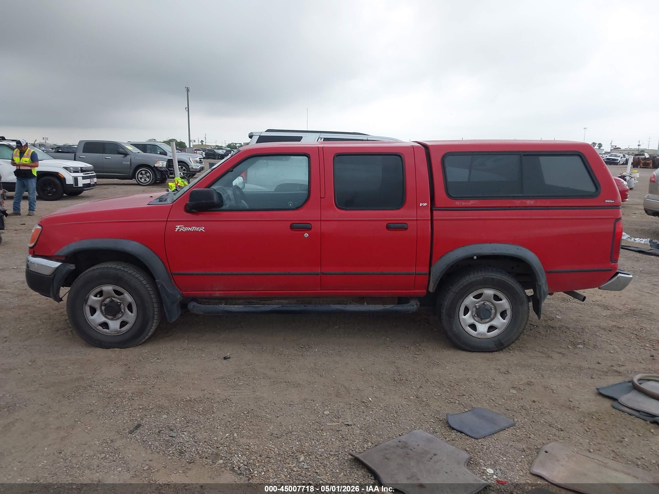 2000 Nissan Frontier Se-v6/xe-v6 Red vin: 1N6ED27T3YC321415