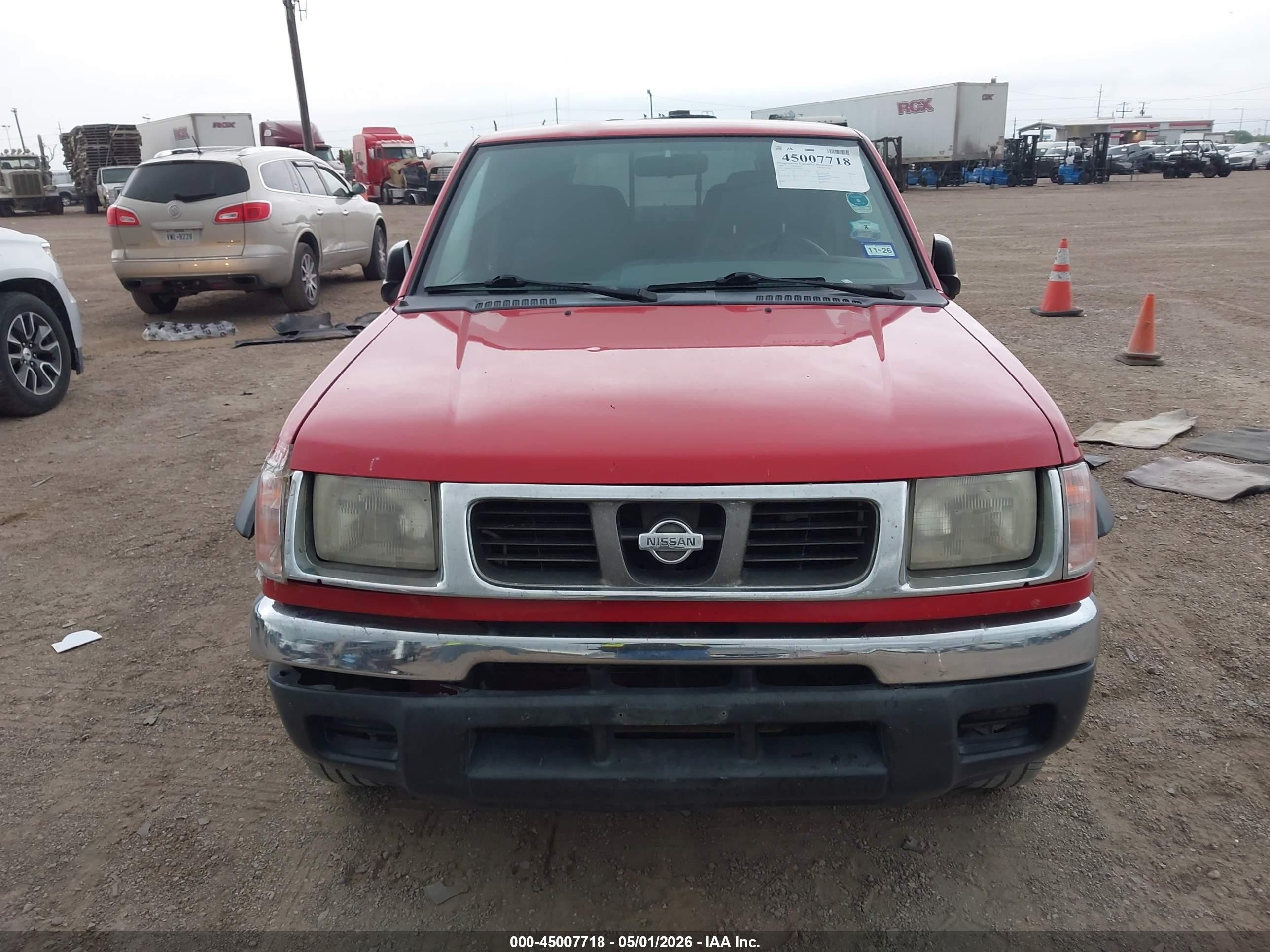 2000 Nissan Frontier Se-v6/xe-v6 Red vin: 1N6ED27T3YC321415