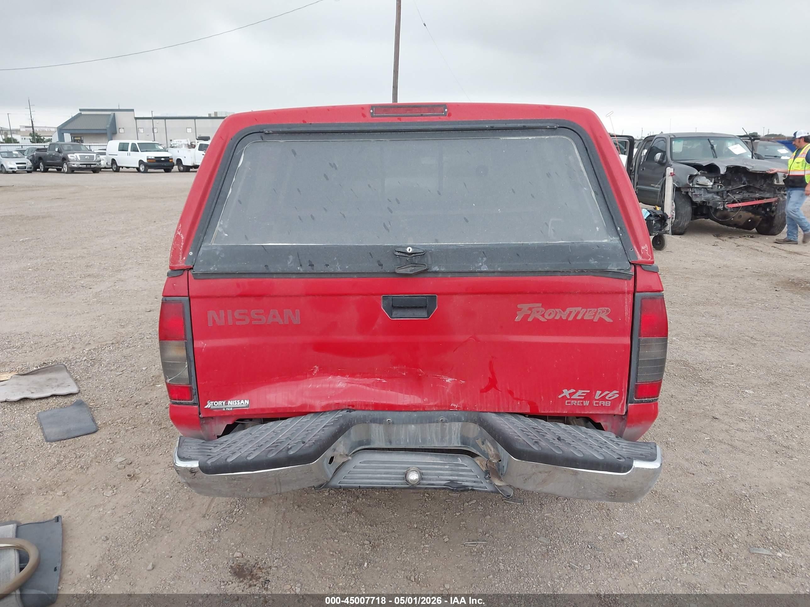2000 Nissan Frontier Se-v6/xe-v6 Red vin: 1N6ED27T3YC321415