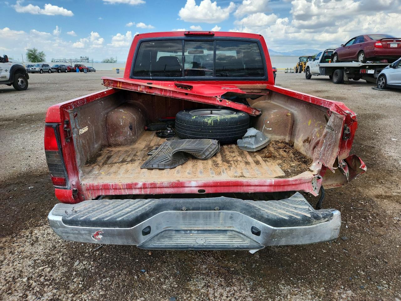 2000 Nissan Frontier Xe Red vin: 1N6ED27T3YC343379
