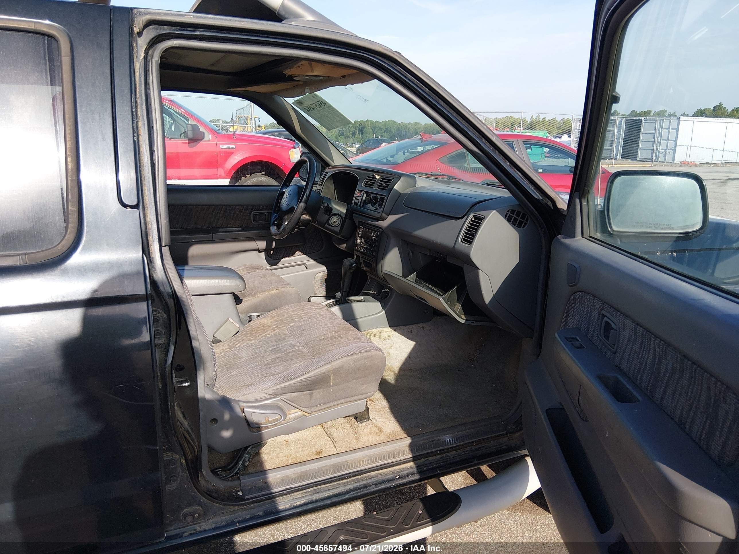 2000 Nissan Frontier 2wd Se/xe Black vin: 1N6ED27T3YC389620