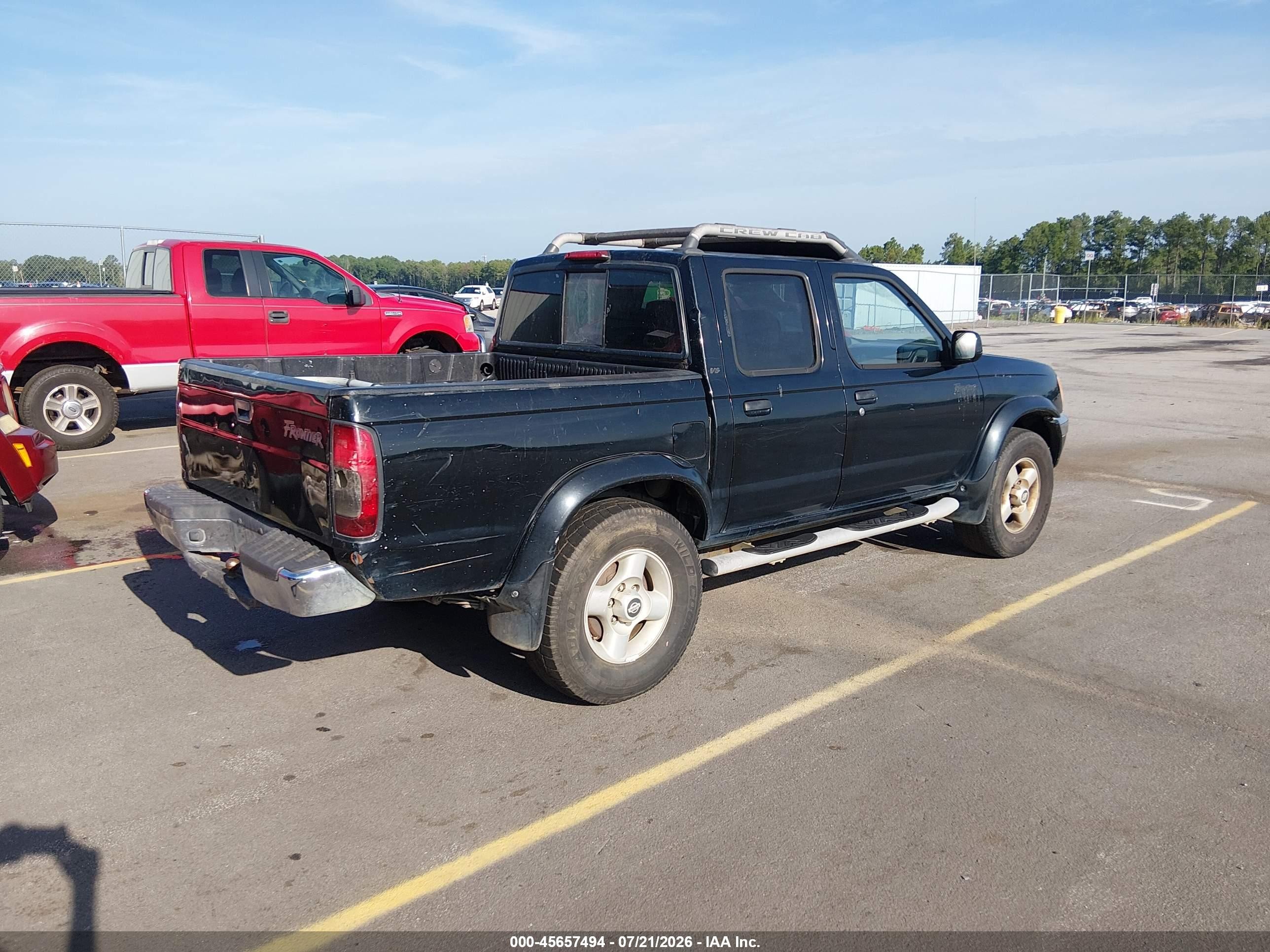 2000 Nissan Frontier 2wd Se/xe Black vin: 1N6ED27T3YC389620