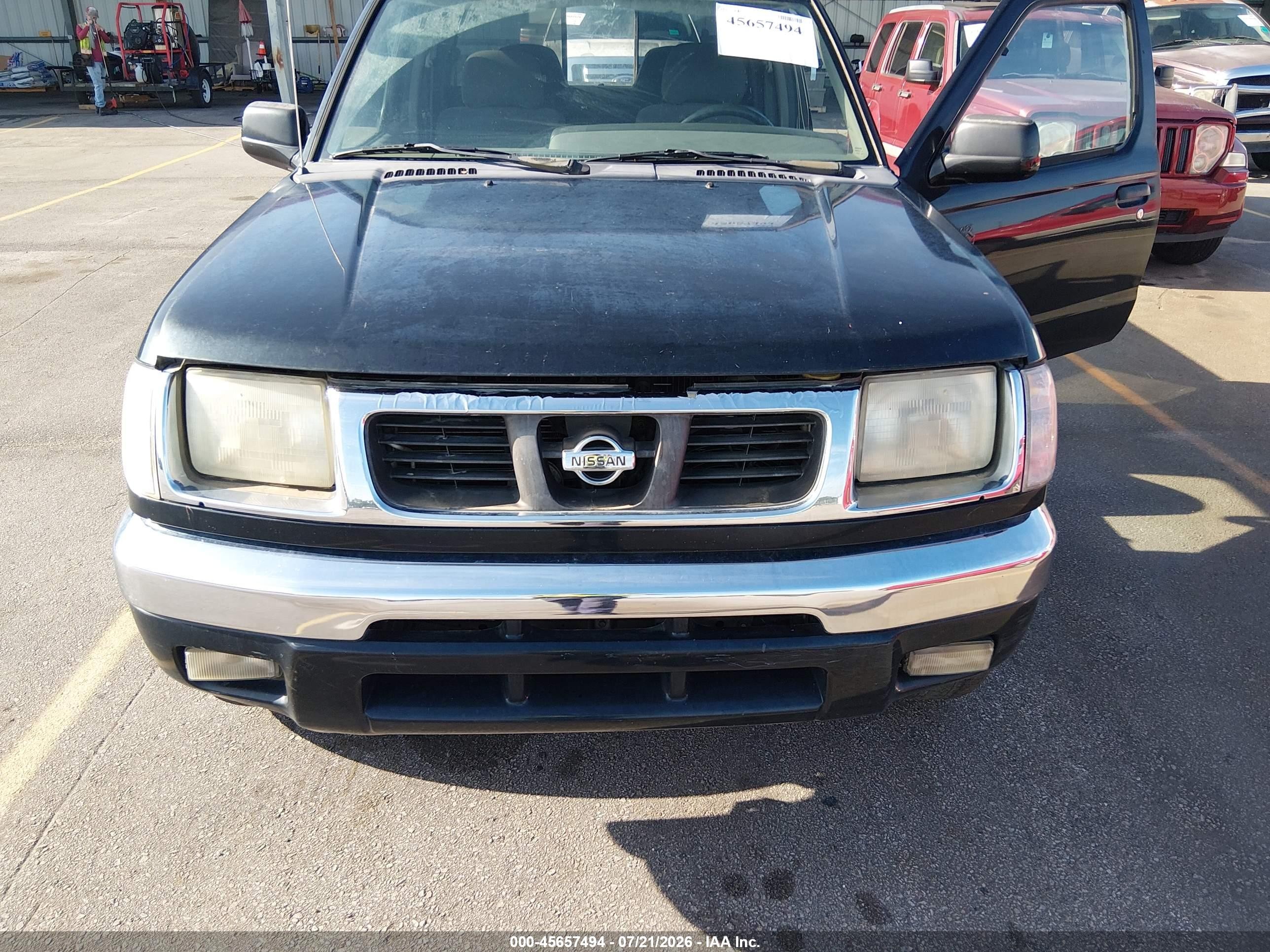 2000 Nissan Frontier 2wd Se/xe Black vin: 1N6ED27T3YC389620