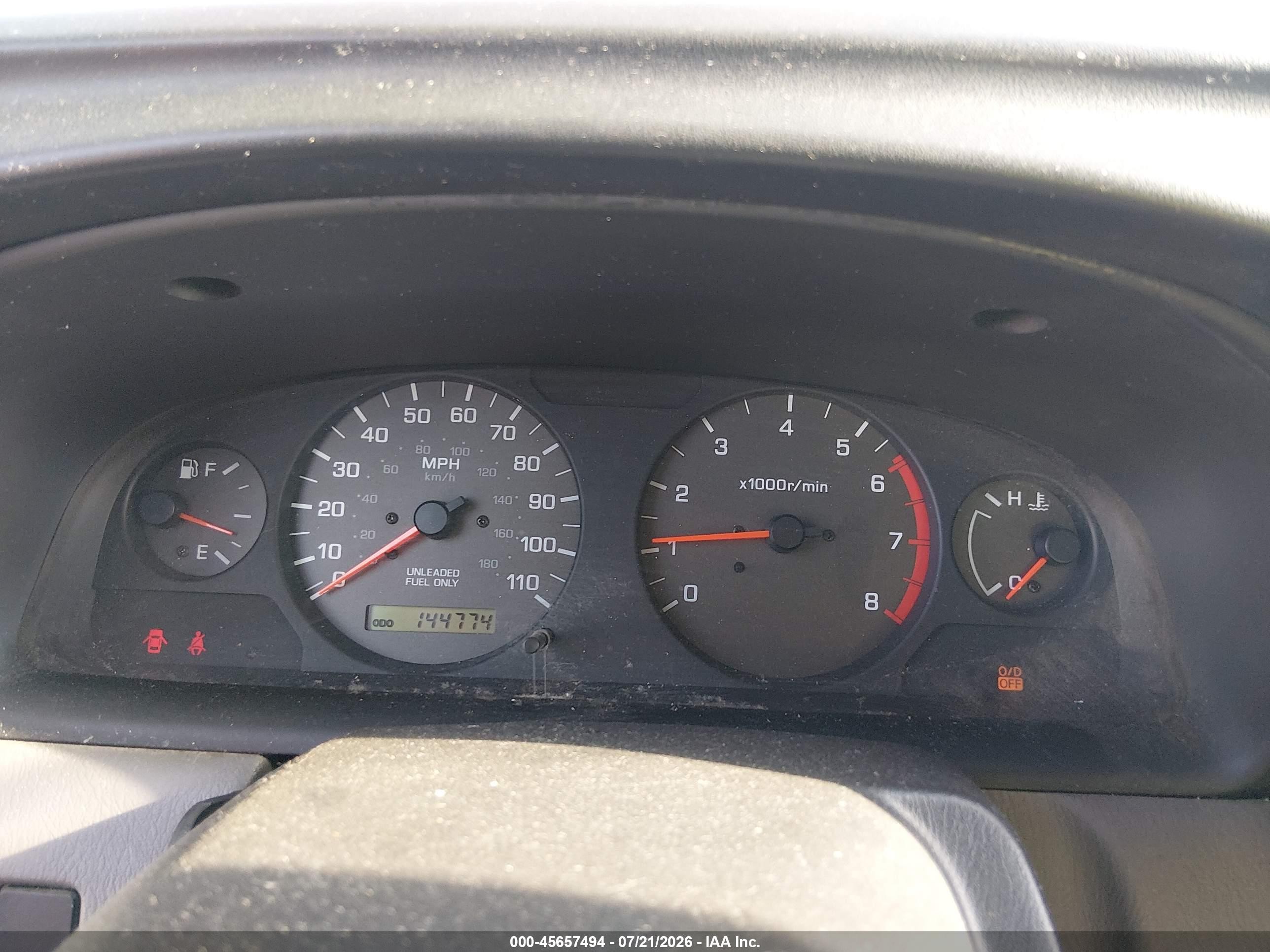 2000 Nissan Frontier 2wd Se/xe Black vin: 1N6ED27T3YC389620