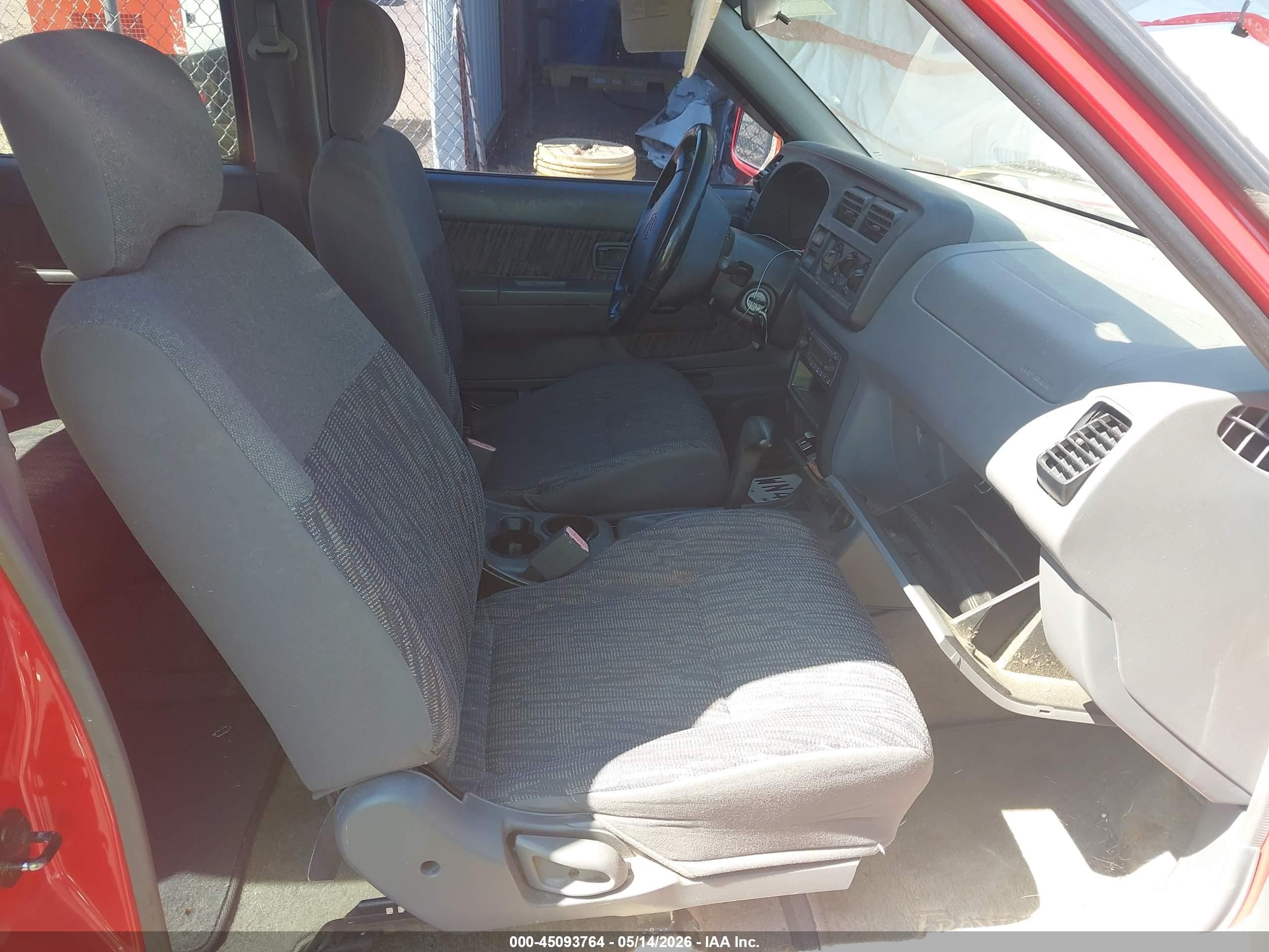 2000 Nissan Frontier Se-v6/xe-v6 Red vin: 1N6ED27T3YC404942