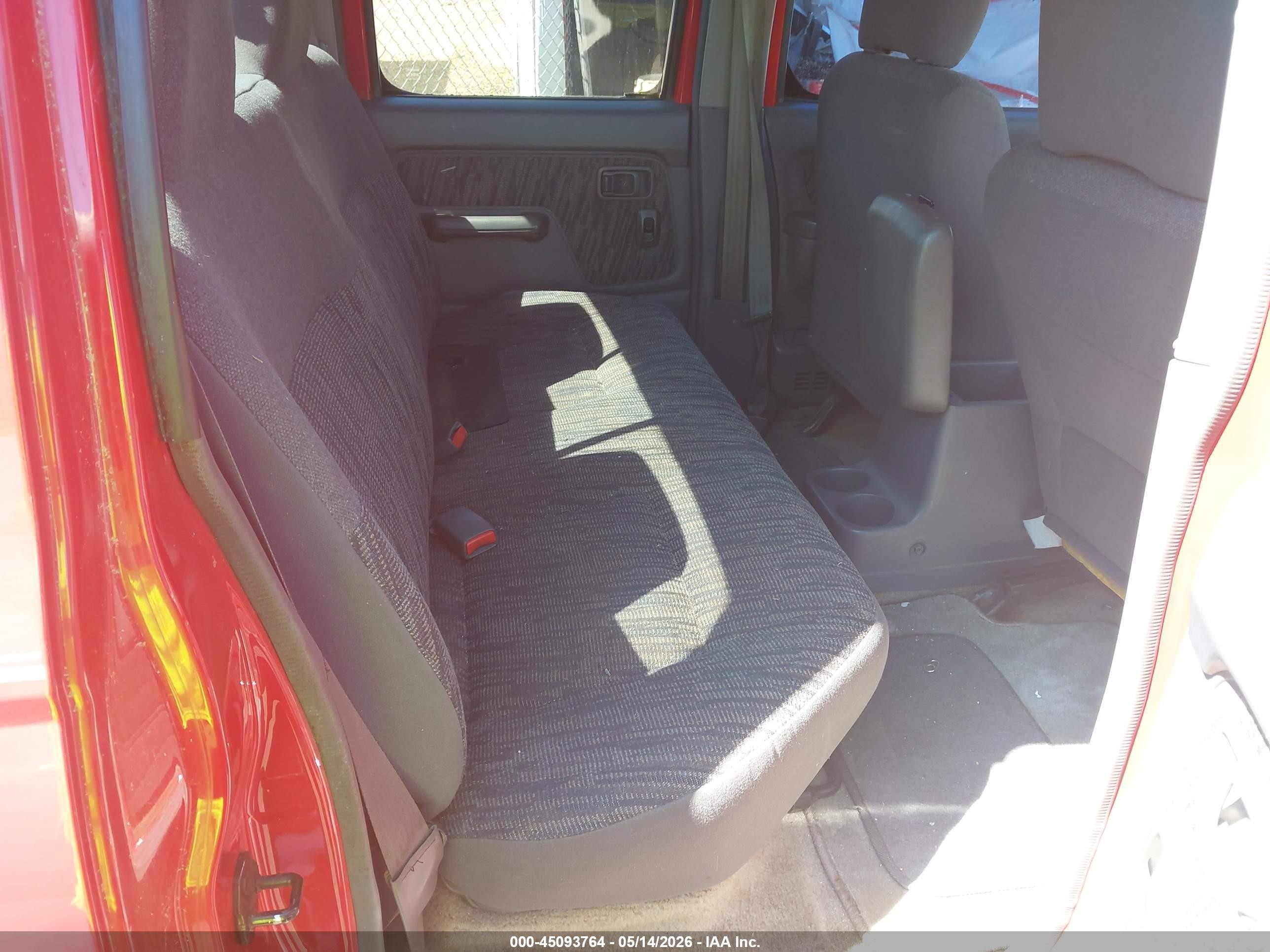 2000 Nissan Frontier Se-v6/xe-v6 Red vin: 1N6ED27T3YC404942
