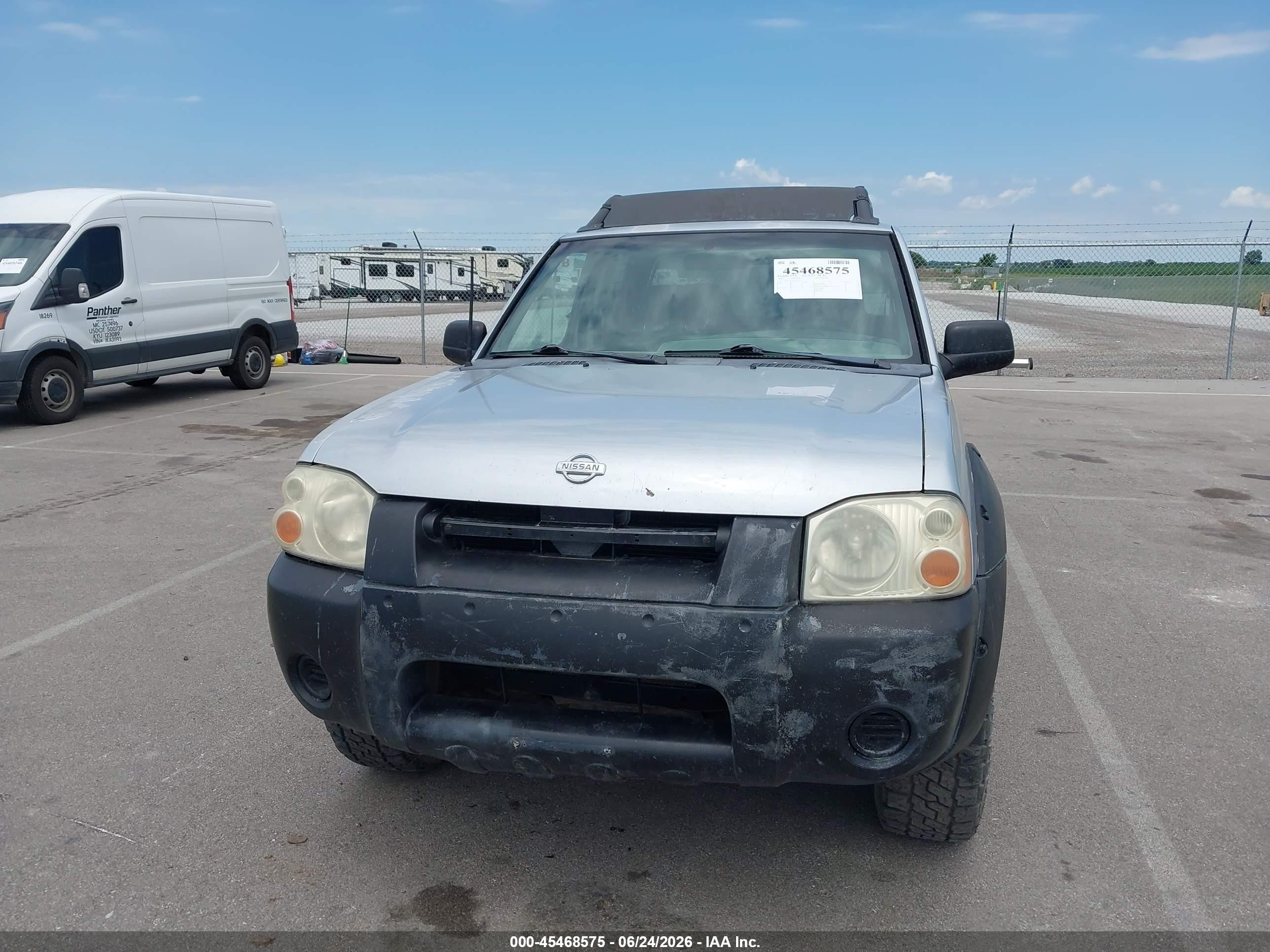 2001 Nissan Frontier Xe-v6 Silver vin: 1N6ED27T41C316715