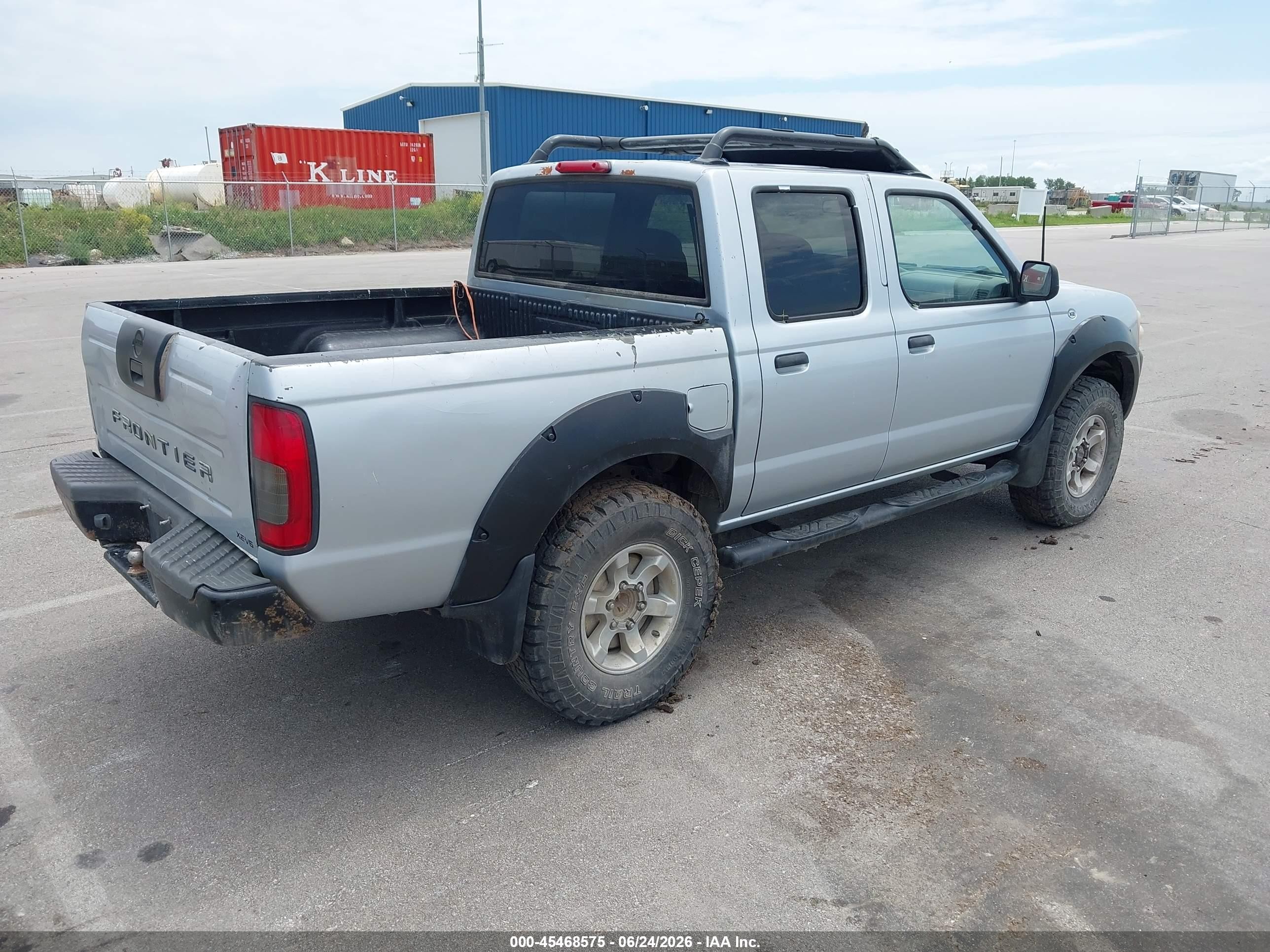 2001 Nissan Frontier Xe-v6 Silver vin: 1N6ED27T41C316715