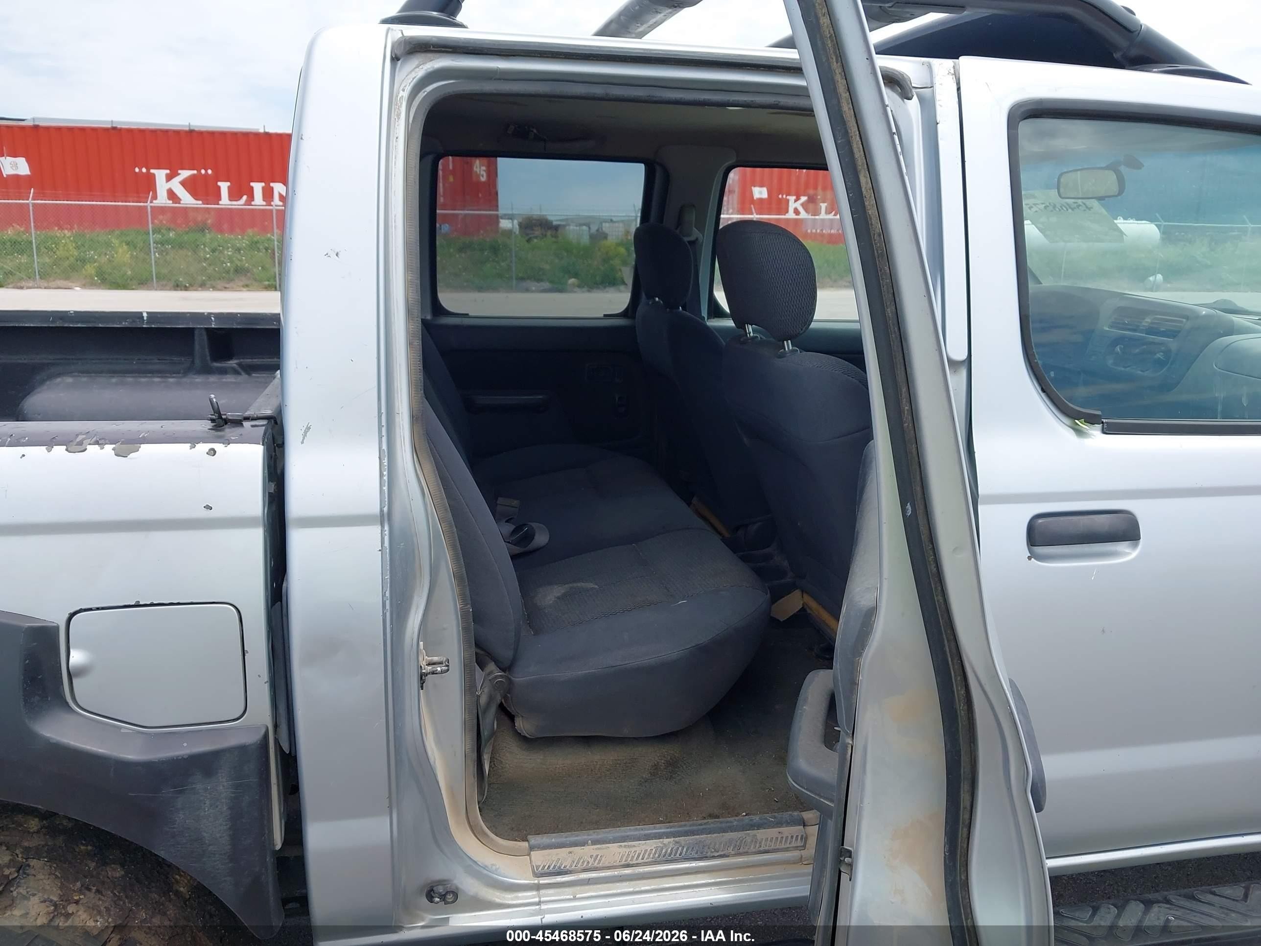 2001 Nissan Frontier Xe-v6 Silver vin: 1N6ED27T41C316715