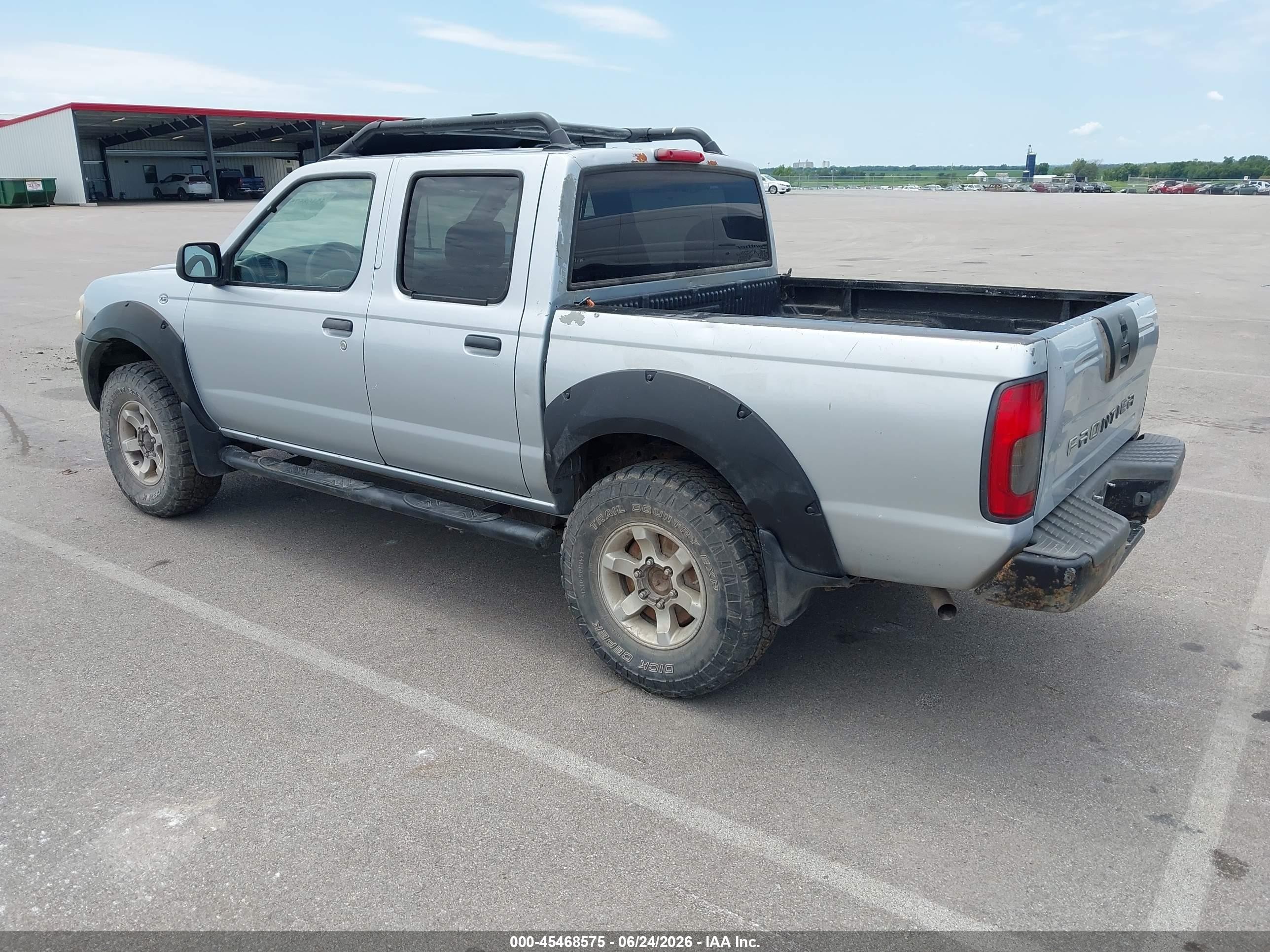 2001 Nissan Frontier Xe-v6 Silver vin: 1N6ED27T41C316715