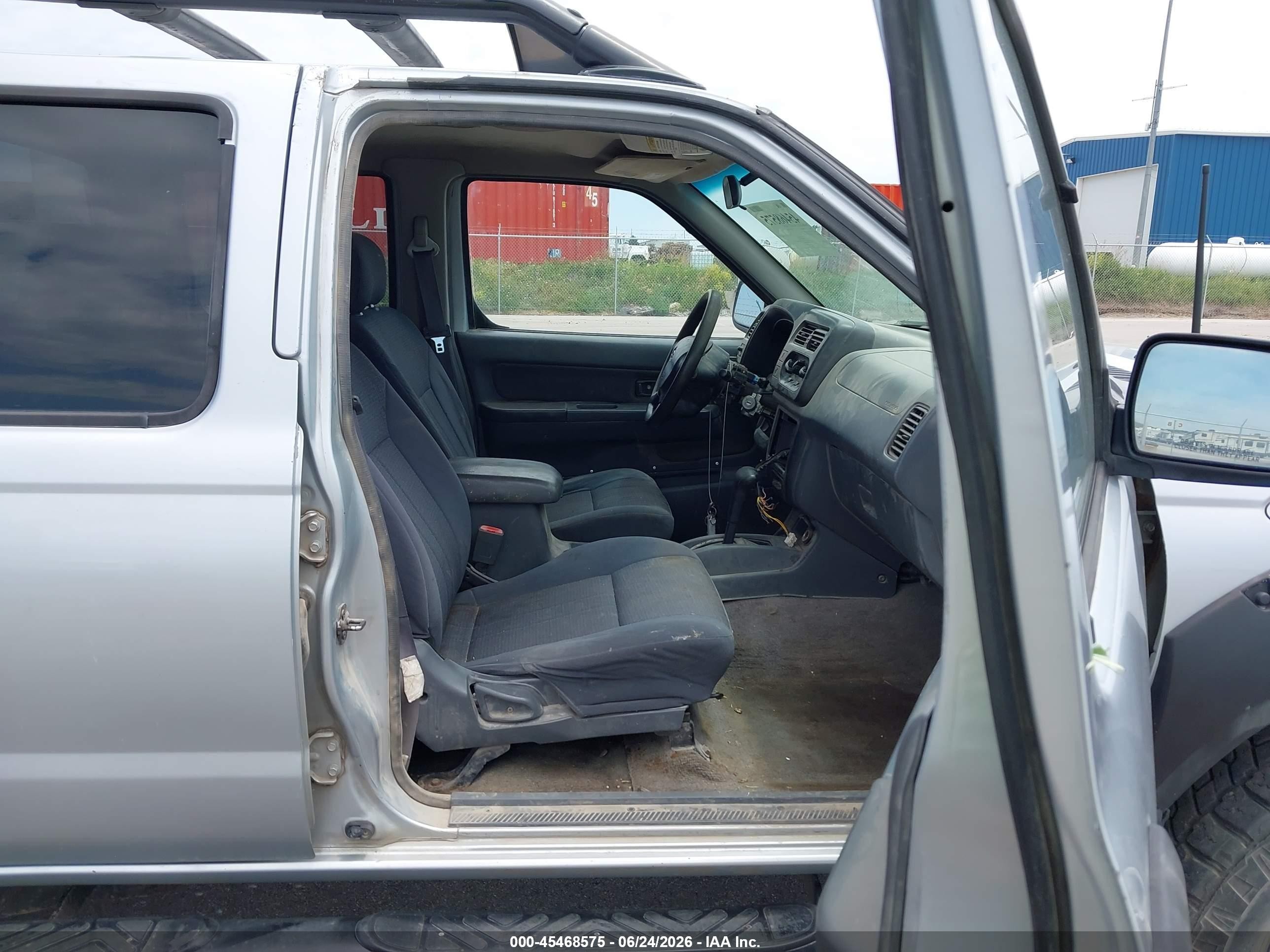 2001 Nissan Frontier Xe-v6 Silver vin: 1N6ED27T41C316715