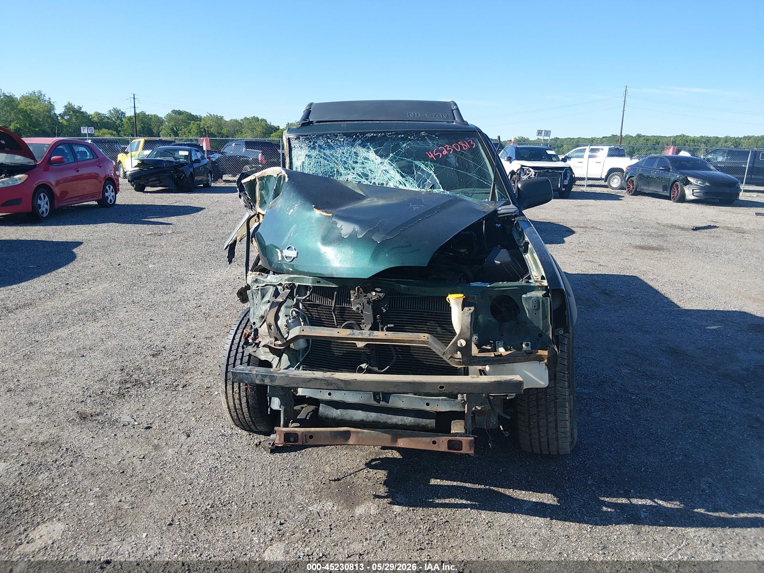 2001 Nissan Frontier Se-v6 Green vin: 1N6ED27T41C324121