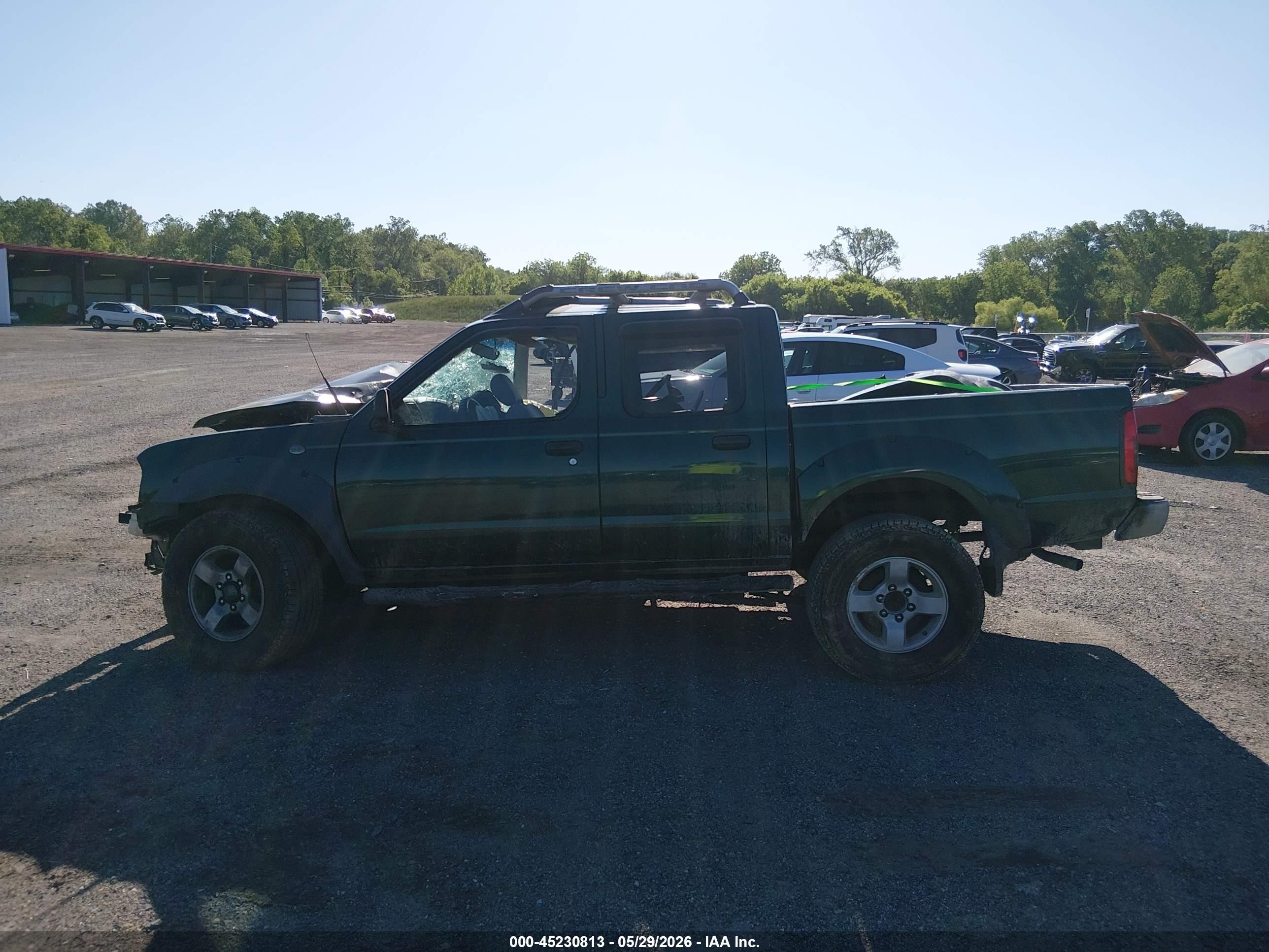 2001 Nissan Frontier Se-v6 Green vin: 1N6ED27T41C324121