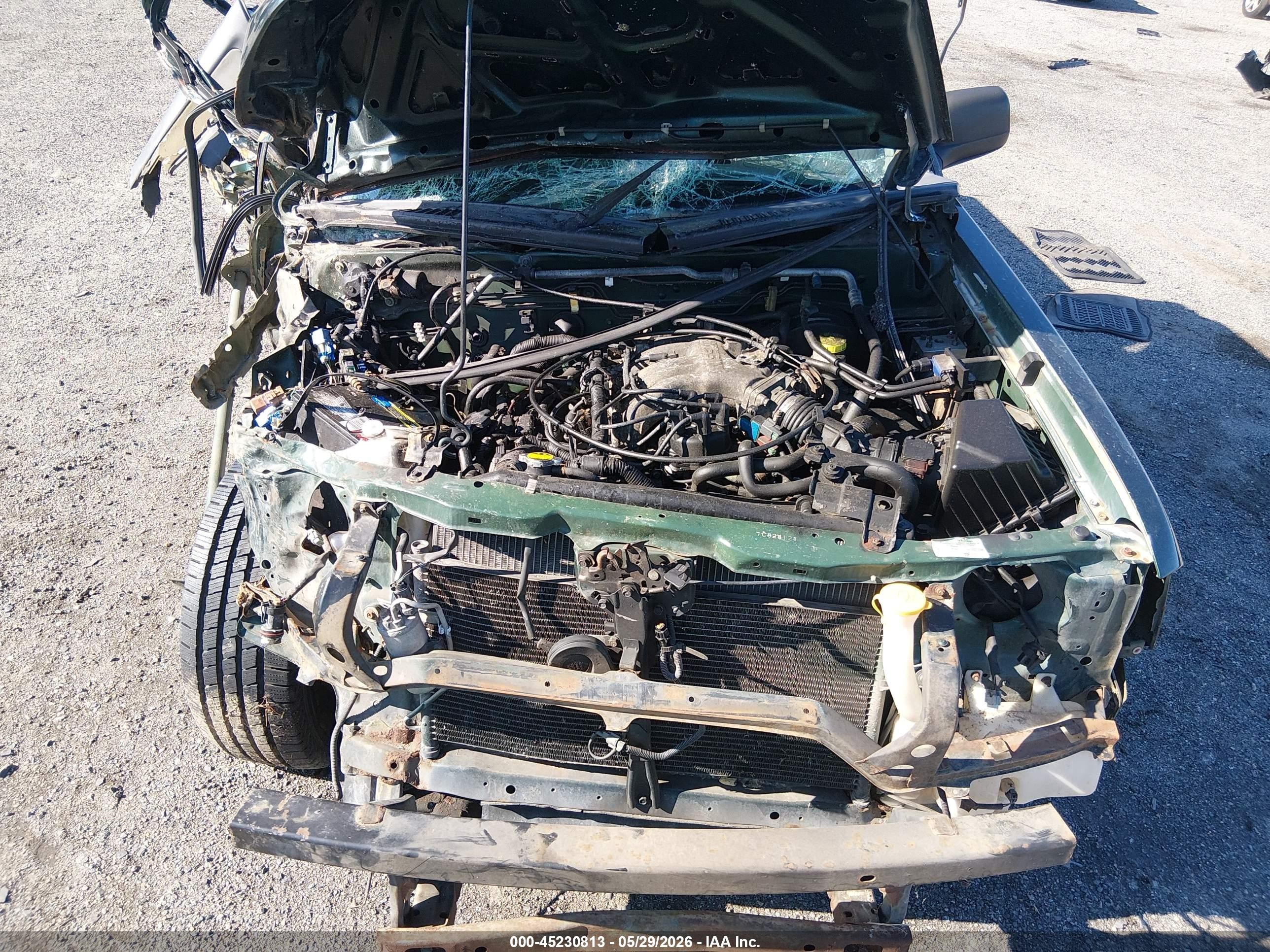 2001 Nissan Frontier Se-v6 Green vin: 1N6ED27T41C324121