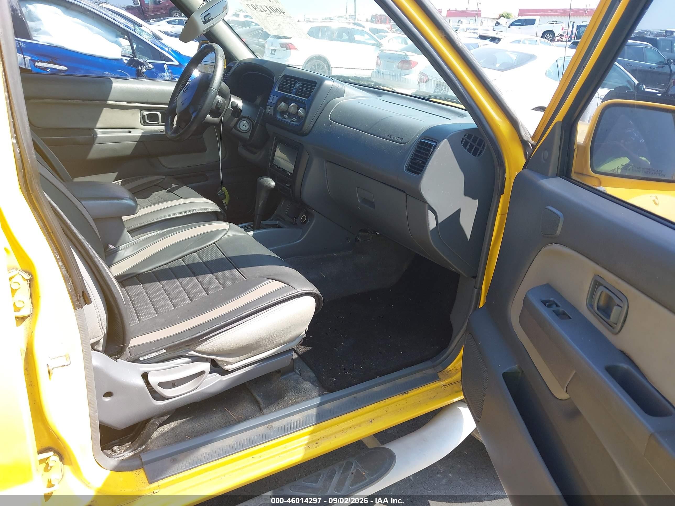 2001 Nissan Frontier Se-v6 Yellow vin: 1N6ED27T41C349617
