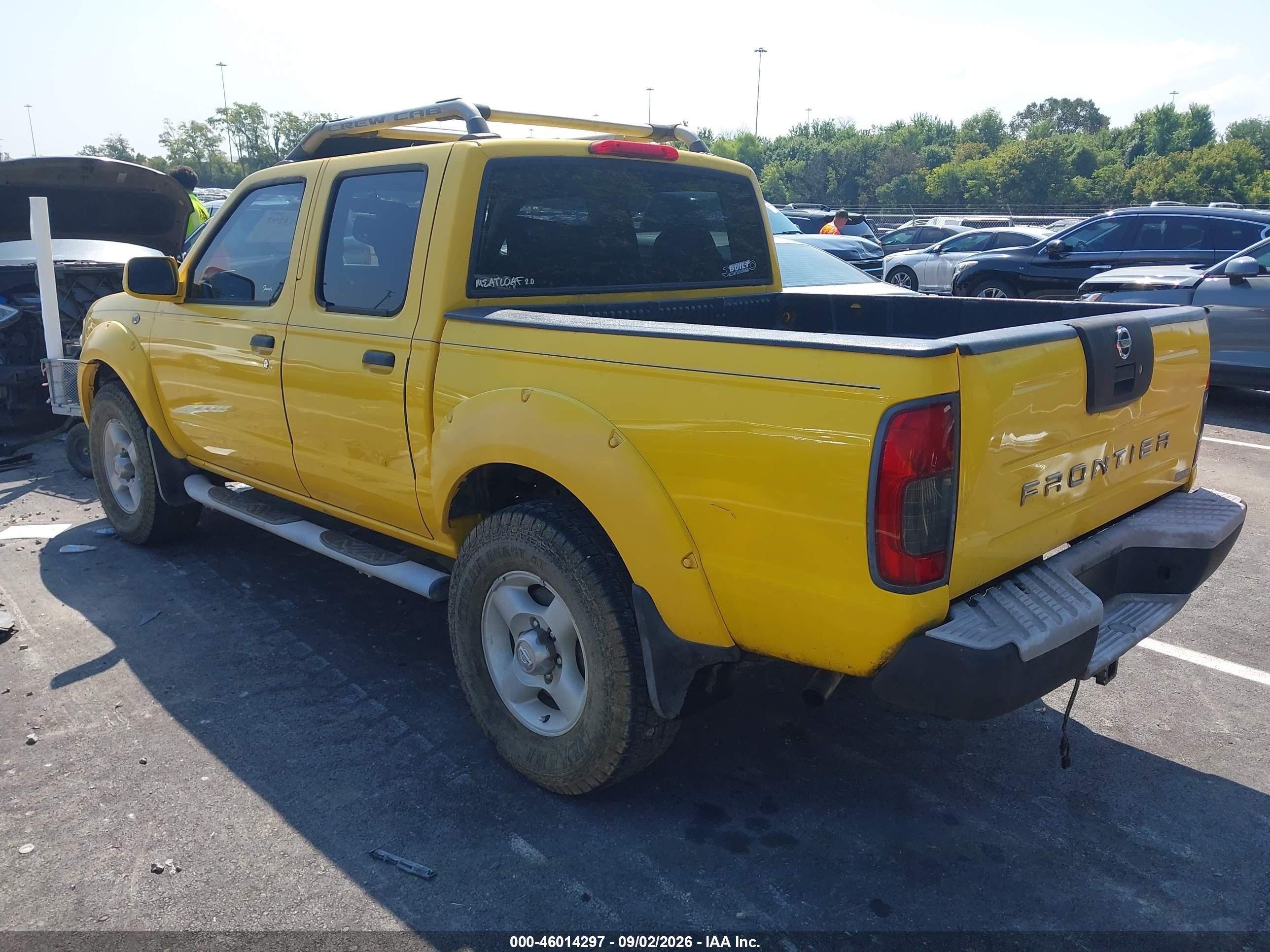 2001 Nissan Frontier Se-v6 Yellow vin: 1N6ED27T41C349617