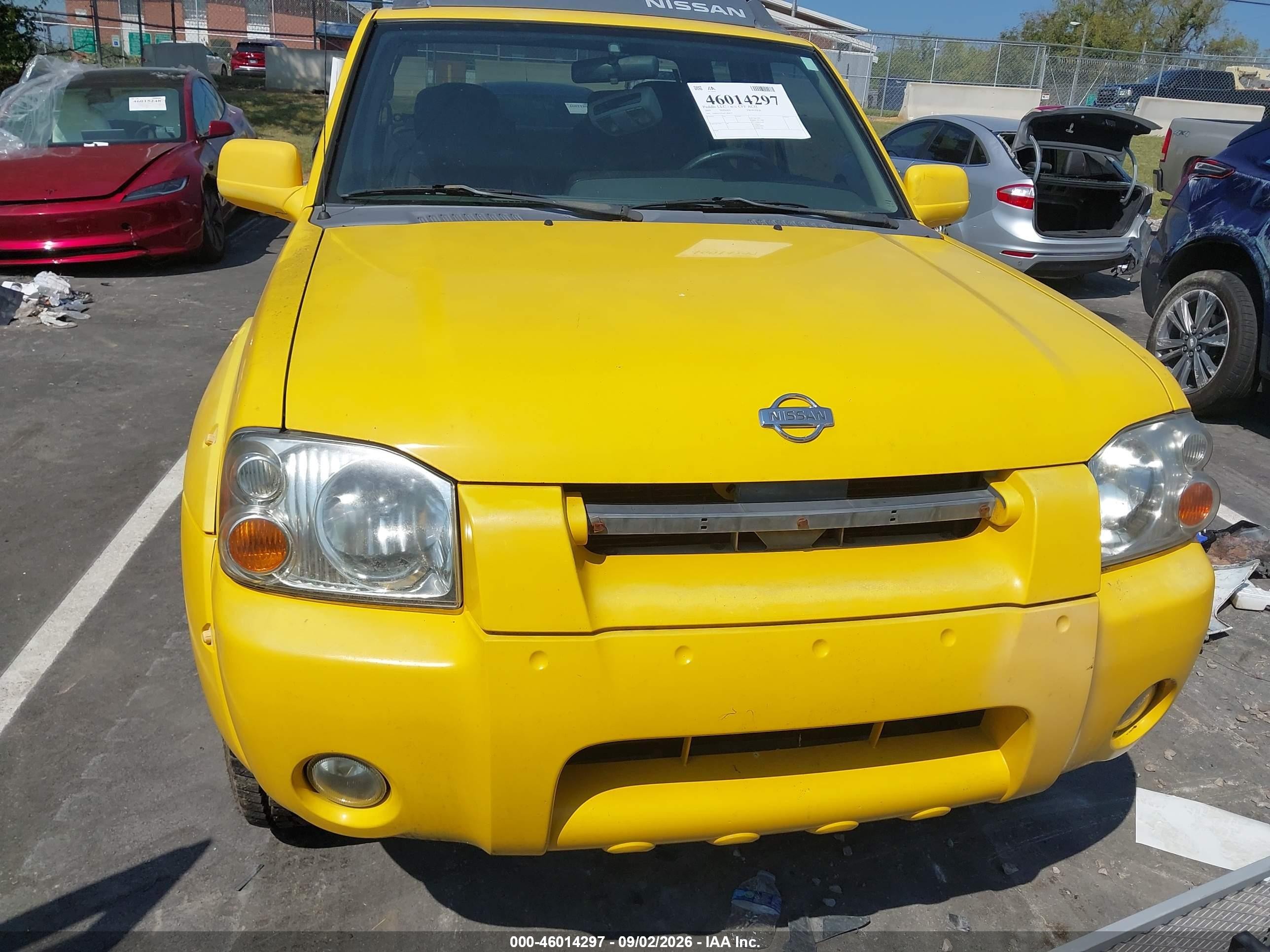 2001 Nissan Frontier Se-v6 Yellow vin: 1N6ED27T41C349617