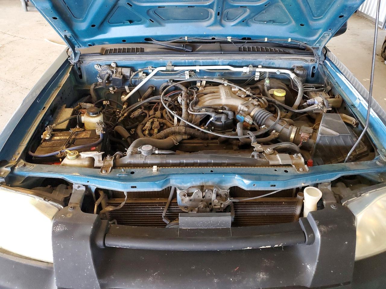 2001 Nissan Frontier Xe Blue vin: 1N6ED27T41C362352