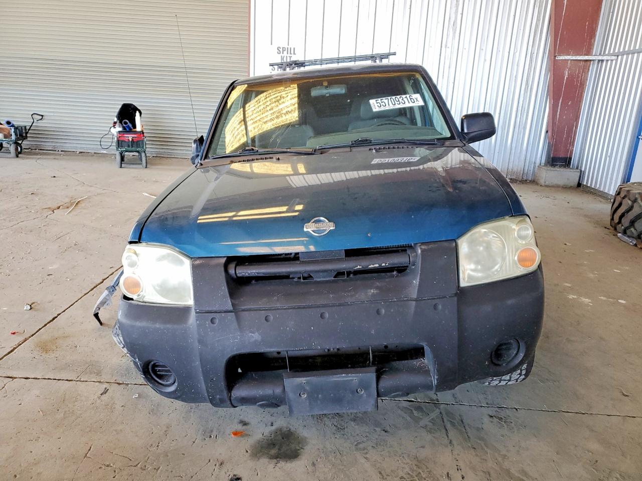 2001 Nissan Frontier Xe Blue vin: 1N6ED27T41C362352
