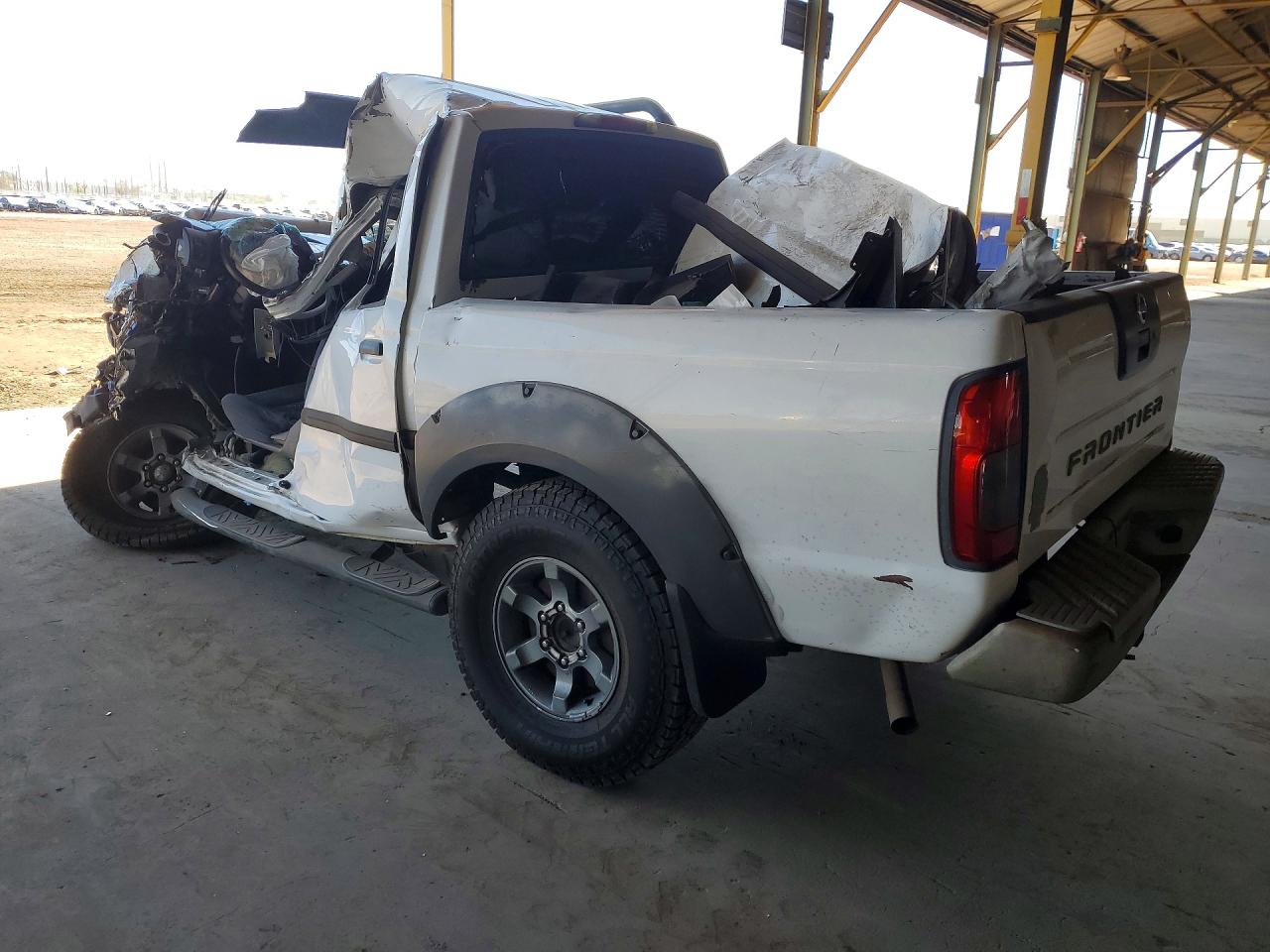 2002 Nissan Frontier Xe-v6 White vin: 1N6ED27T42C335282