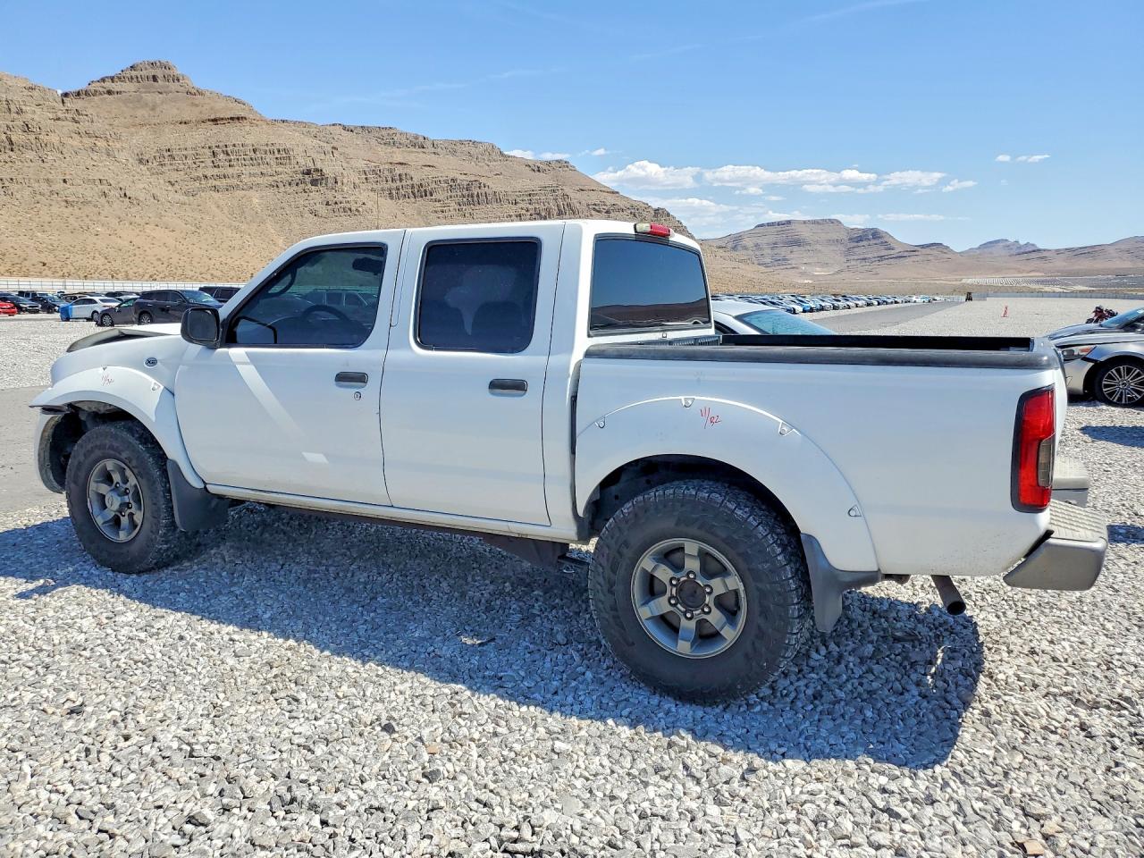 2004 Nissan Frontier Crew Cab Xe V6 White vin: 1N6ED27T44C404796