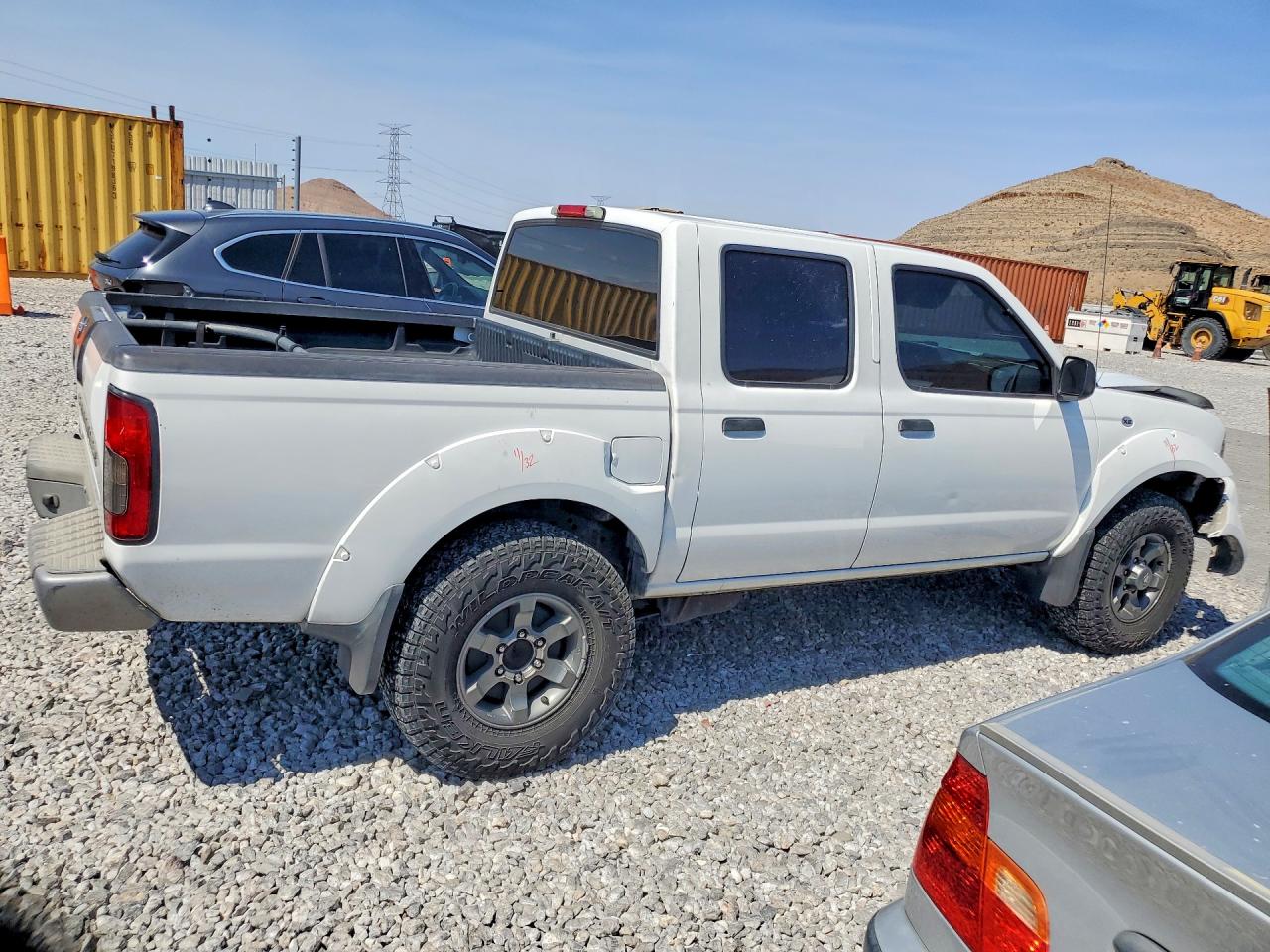 2004 Nissan Frontier Crew Cab Xe V6 White vin: 1N6ED27T44C404796