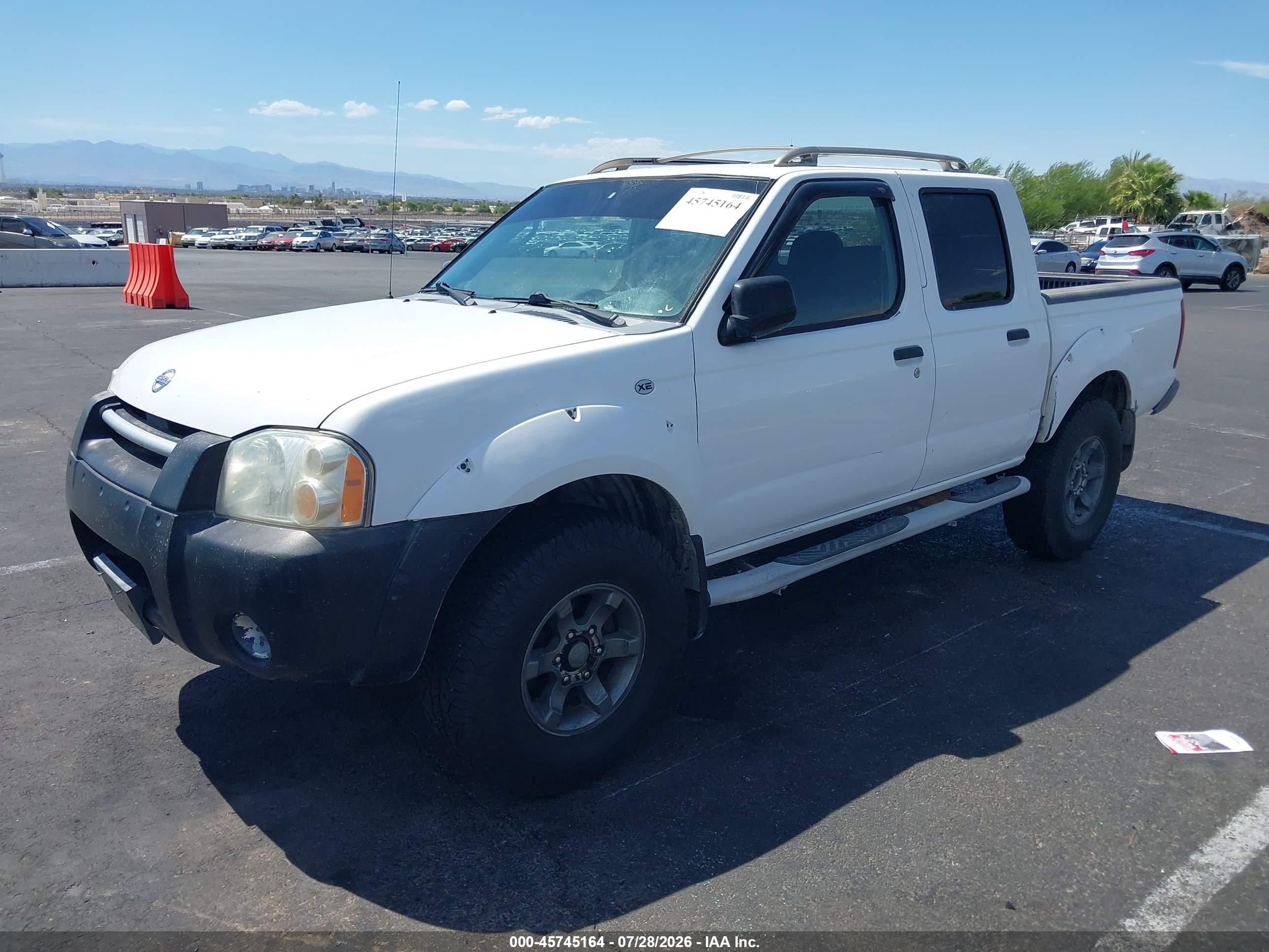 2004 Nissan Frontier Xe-v6 White vin: 1N6ED27T44C448488
