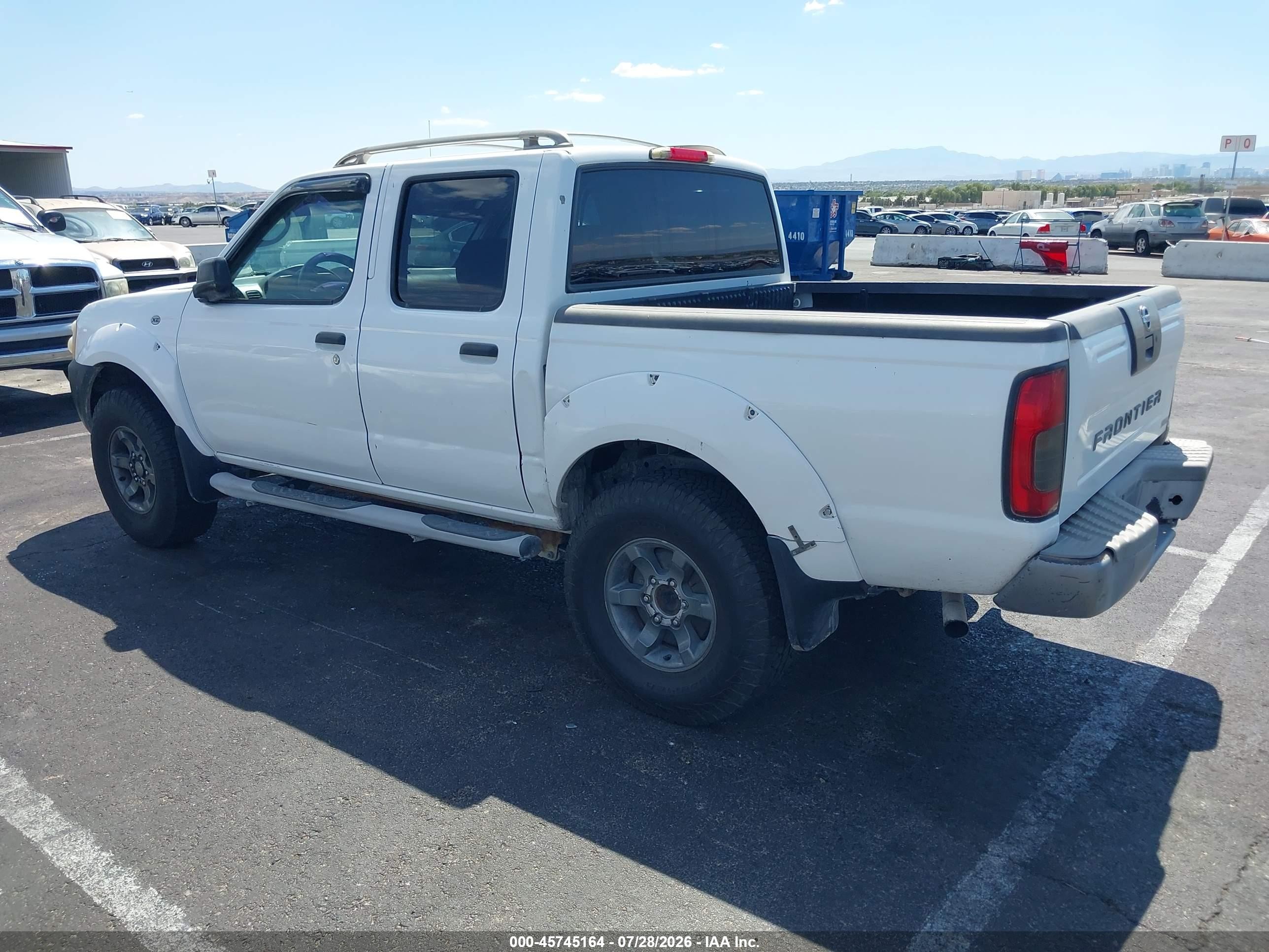 2004 Nissan Frontier Xe-v6 White vin: 1N6ED27T44C448488