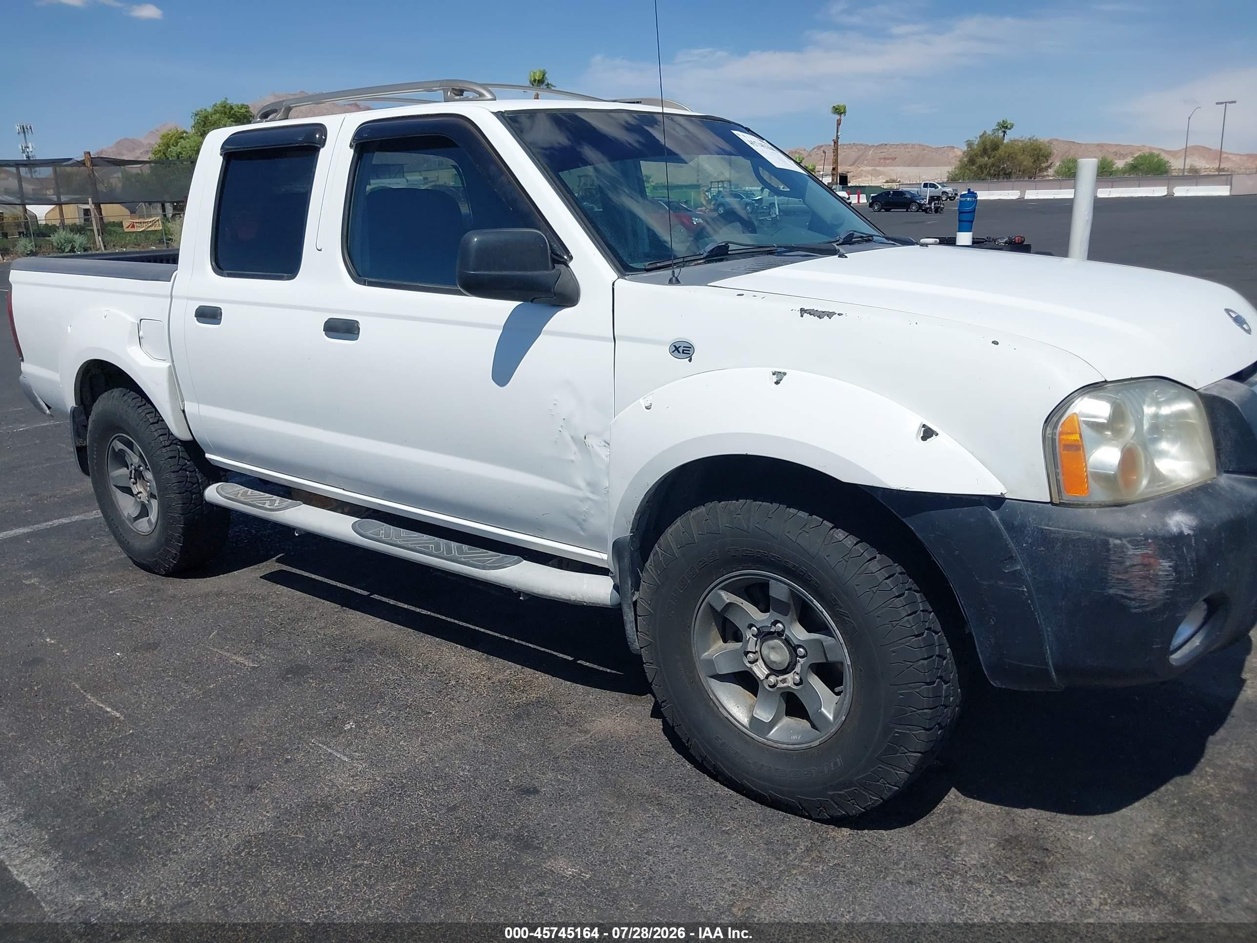 2004 Nissan Frontier Xe-v6 White vin: 1N6ED27T44C448488