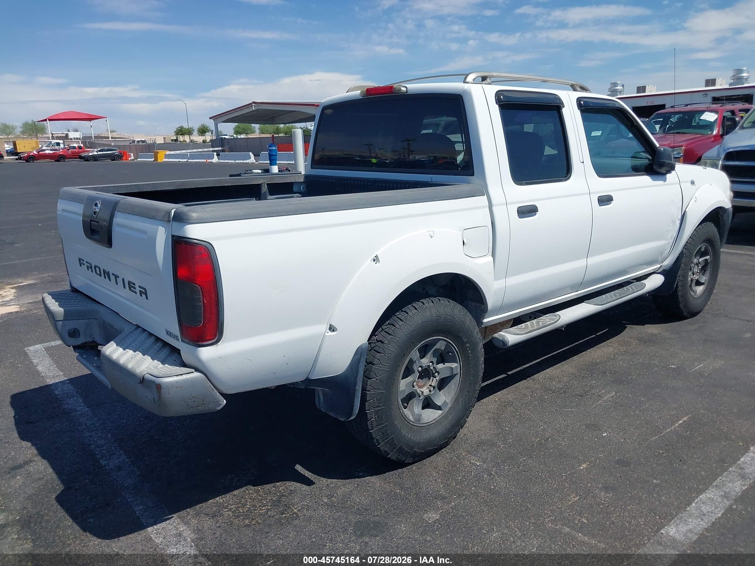 2004 Nissan Frontier Xe-v6 White vin: 1N6ED27T44C448488