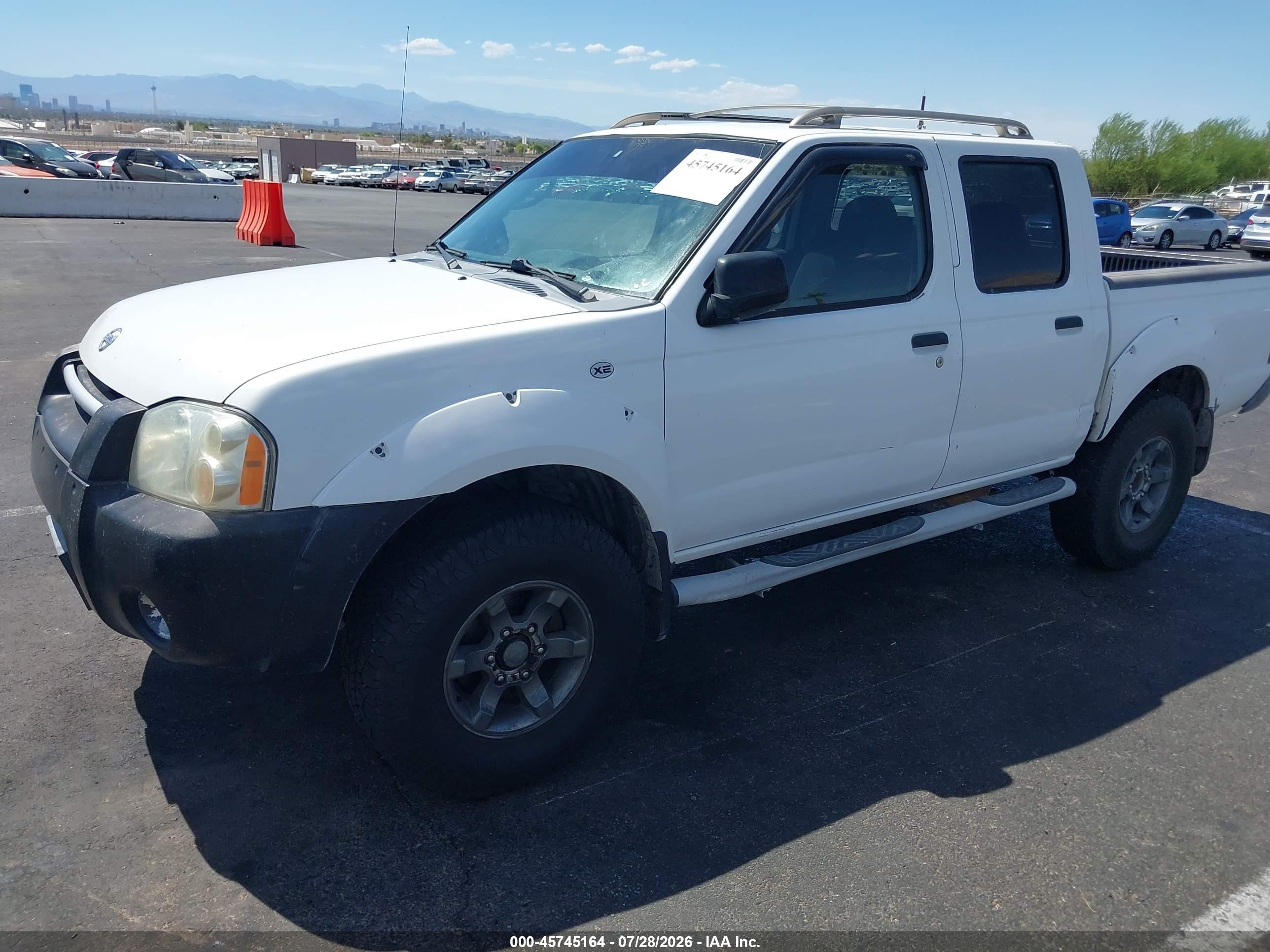 2004 Nissan Frontier Xe-v6 White vin: 1N6ED27T44C448488