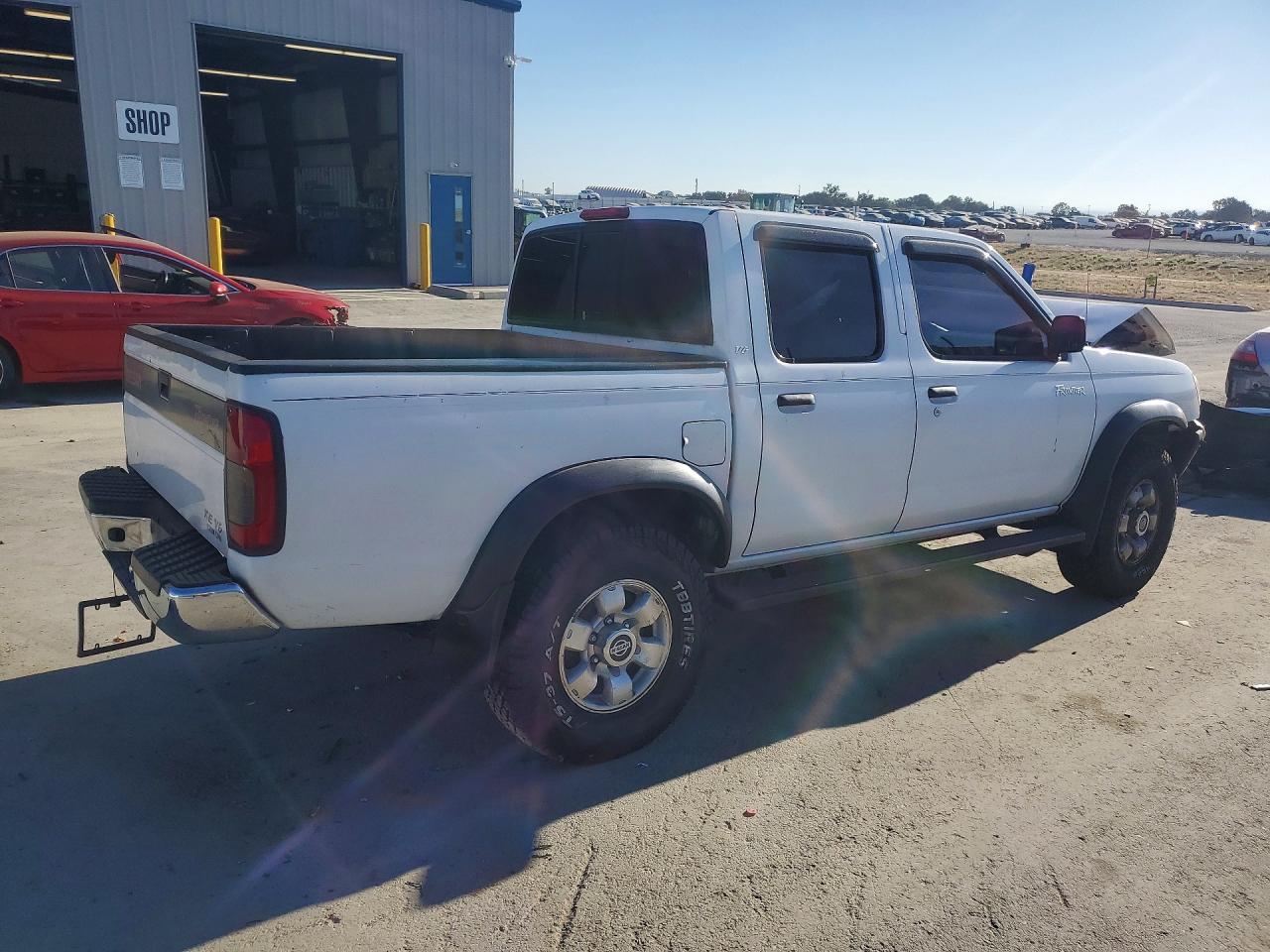 2000 Nissan Frontier Xe White vin: 1N6ED27T4YC347232