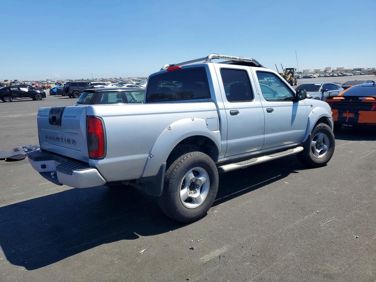 2001 Nissan Frontier Crew Cab Xe/crew Cab Se Silver vin: 1N6ED27T51C371982