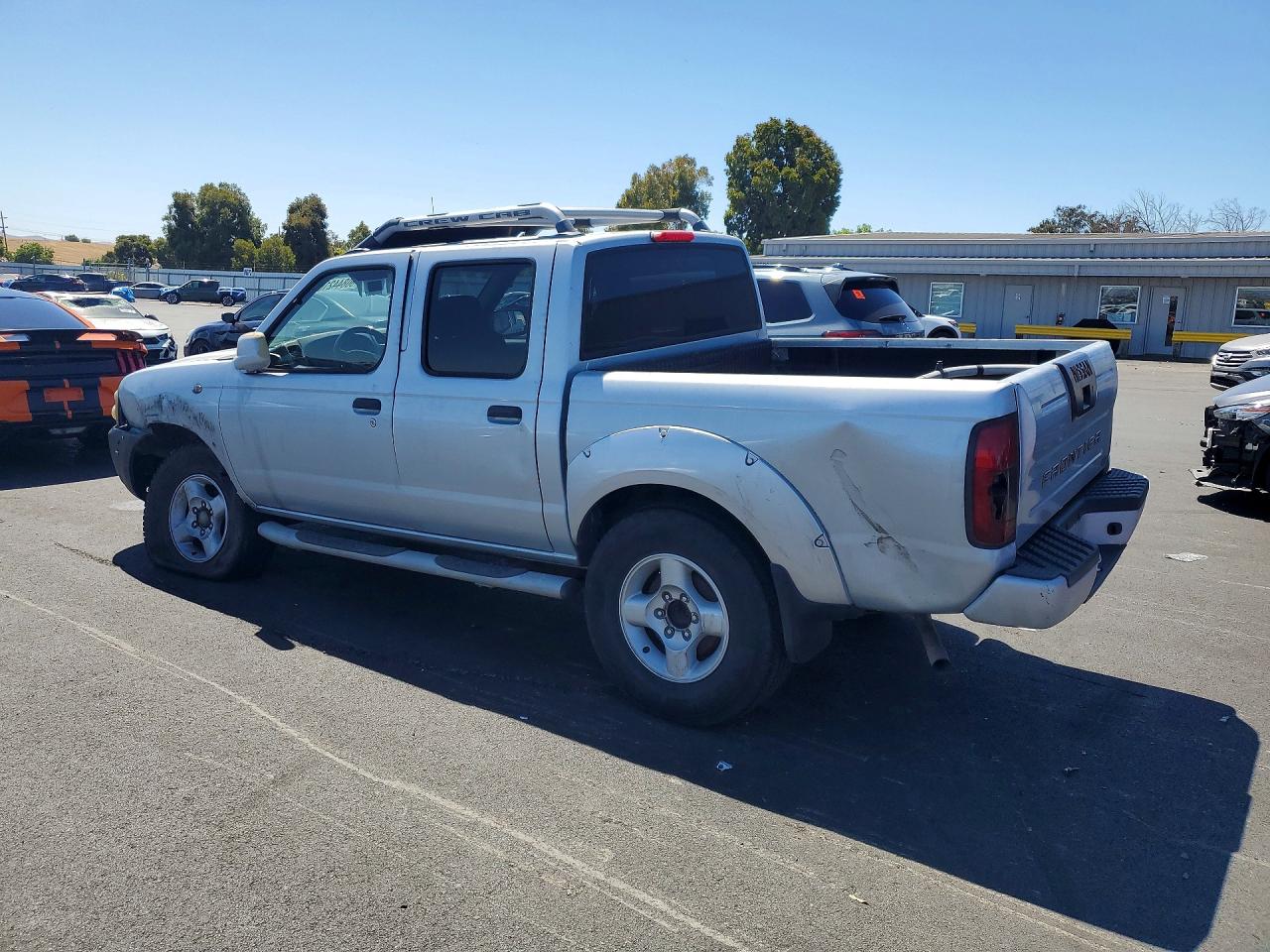 2001 Nissan Frontier Crew Cab Xe/crew Cab Se Silver vin: 1N6ED27T51C371982