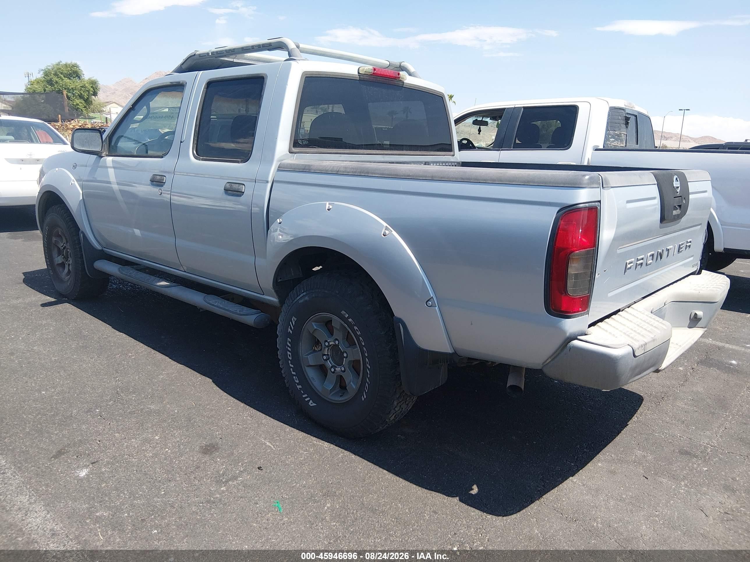2003 Nissan Frontier Xe-v6 Silver vin: 1N6ED27T53C426742
