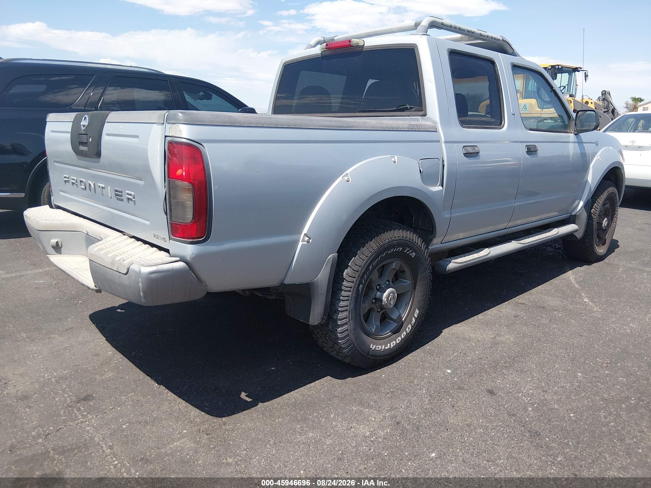 2003 Nissan Frontier Xe-v6 Silver vin: 1N6ED27T53C426742
