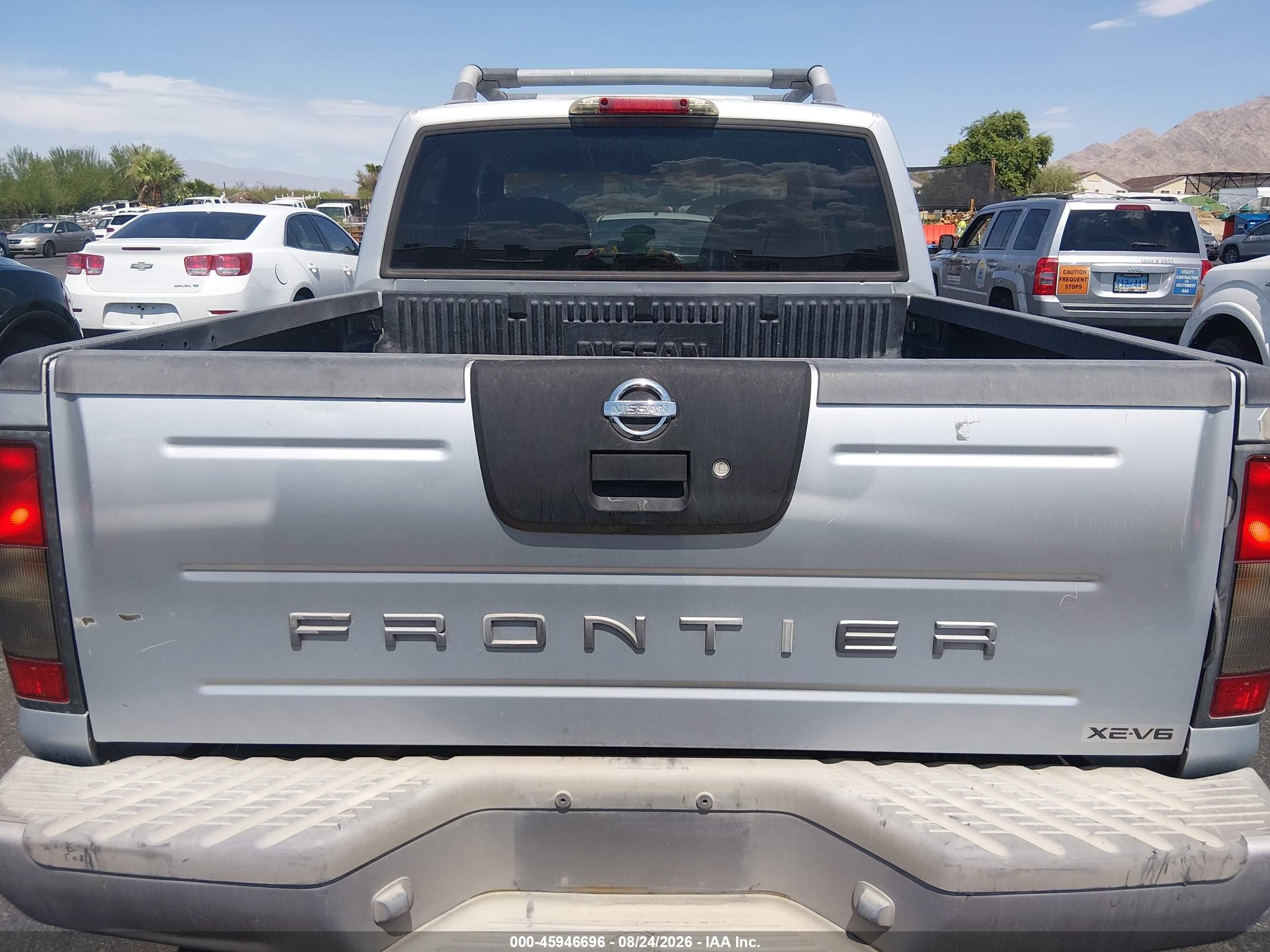 2003 Nissan Frontier Xe-v6 Silver vin: 1N6ED27T53C426742