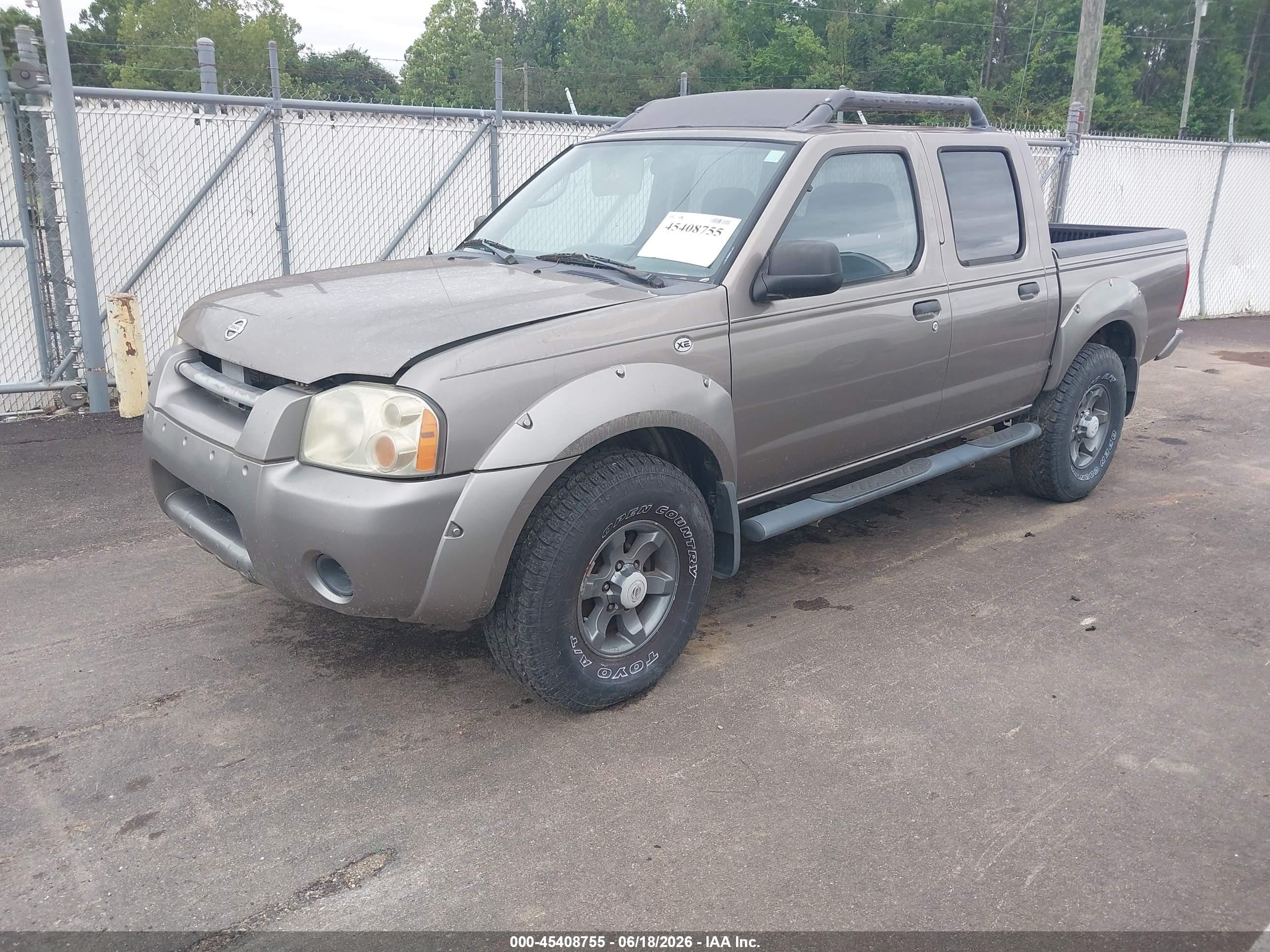 2003 Nissan Frontier Xe-v6 Green vin: 1N6ED27T53C458588