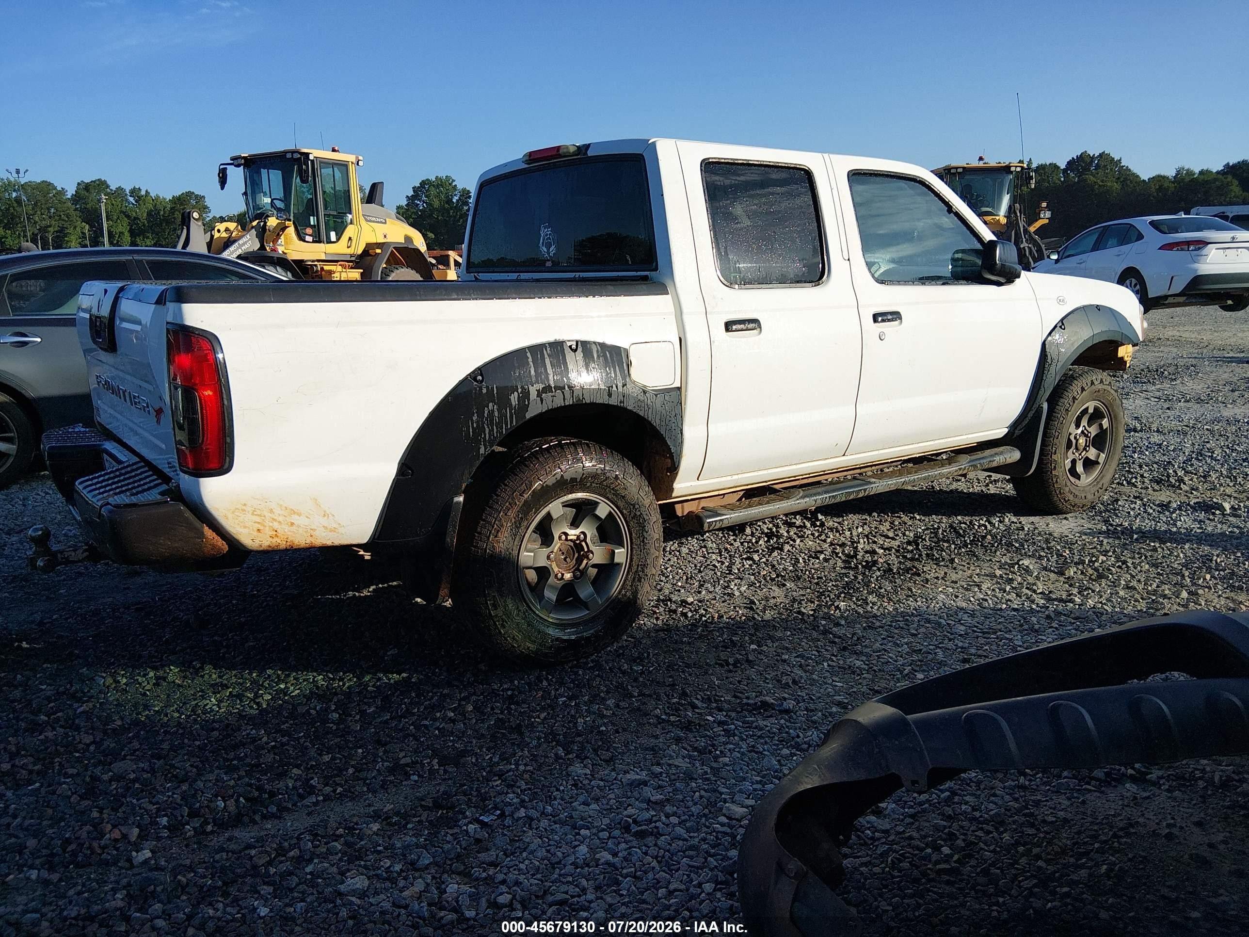 2003 Nissan Frontier Xe-v6 White vin: 1N6ED27T53C461006