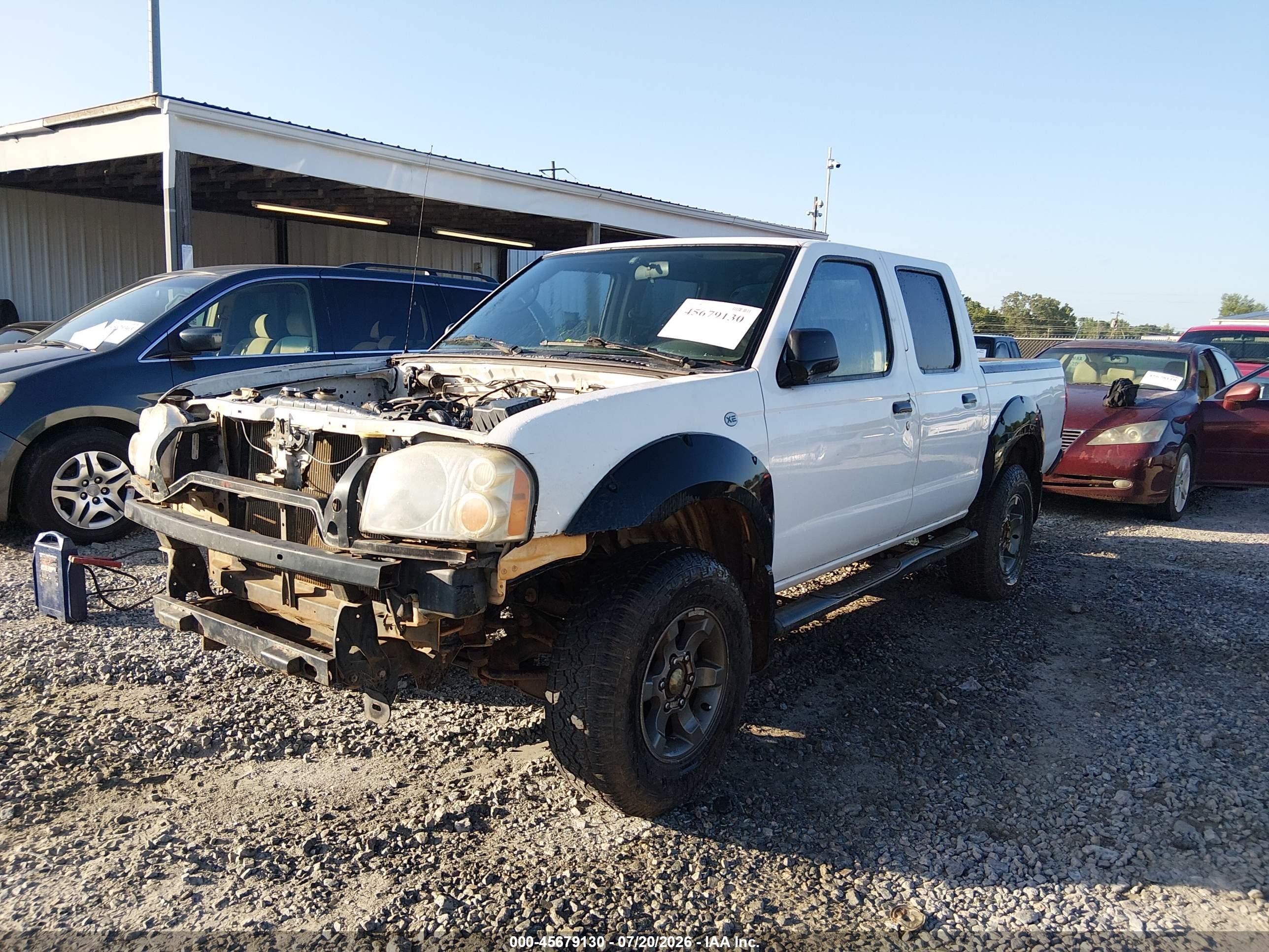 2003 Nissan Frontier Xe-v6 White vin: 1N6ED27T53C461006
