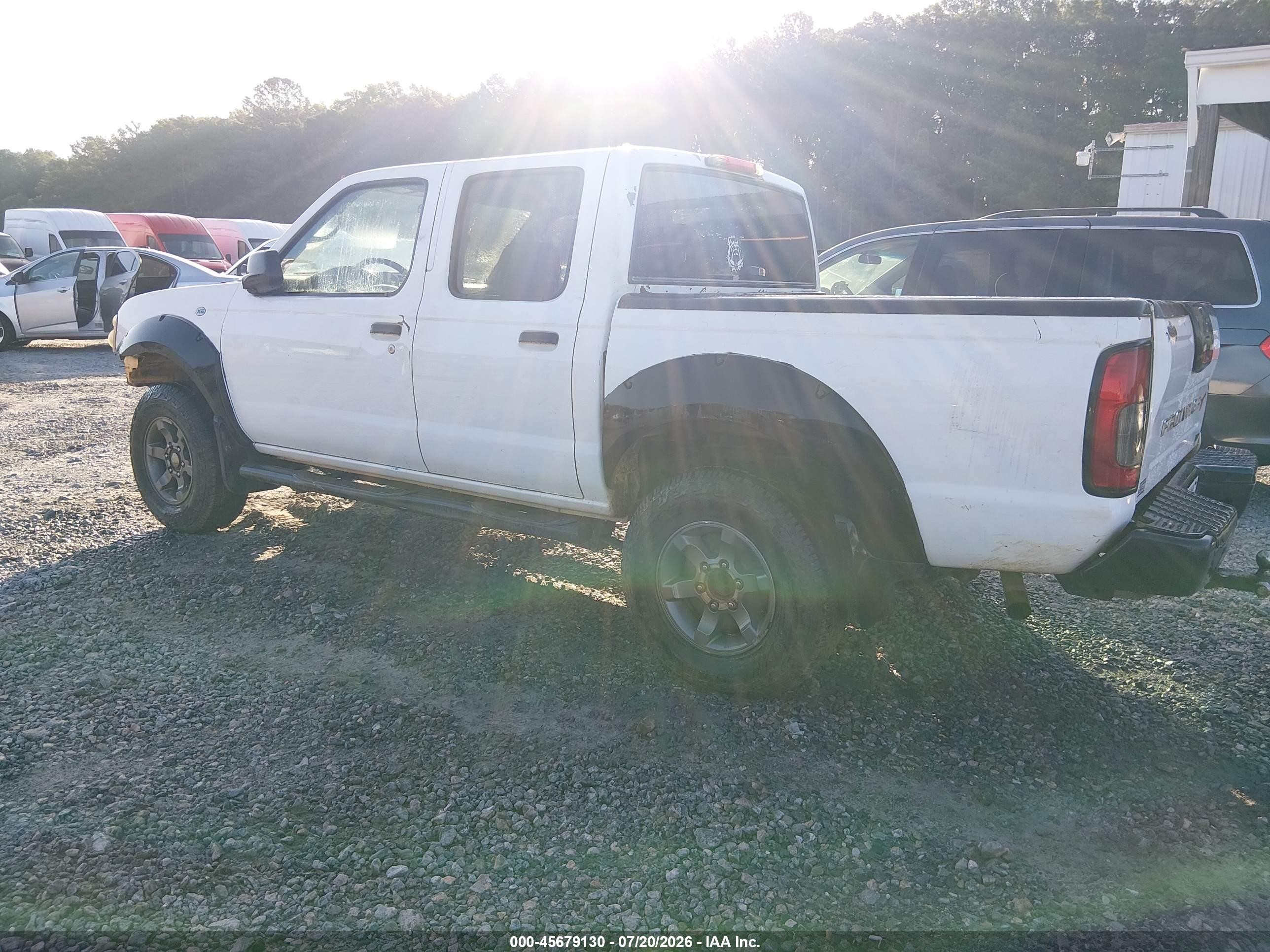 2003 Nissan Frontier Xe-v6 White vin: 1N6ED27T53C461006