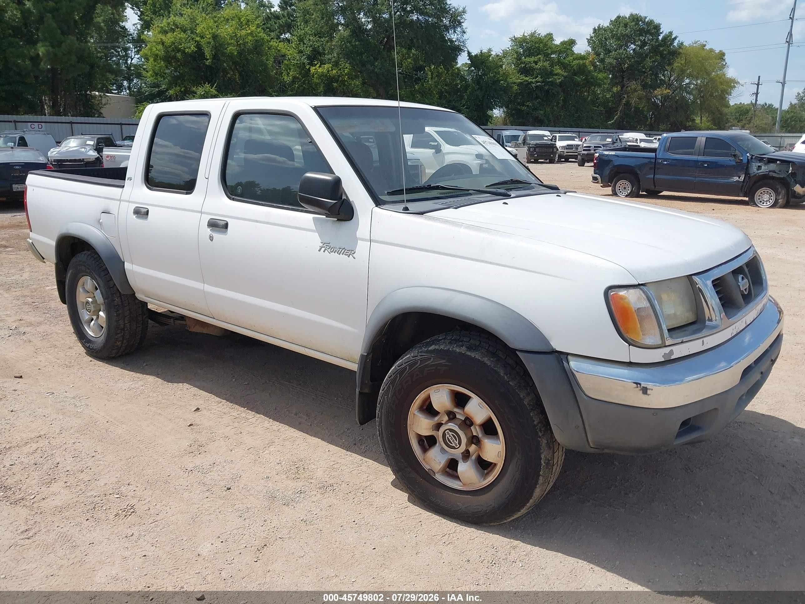 2000 Nissan Frontier Se-v6/xe-v6 White vin: 1N6ED27T5YC364671