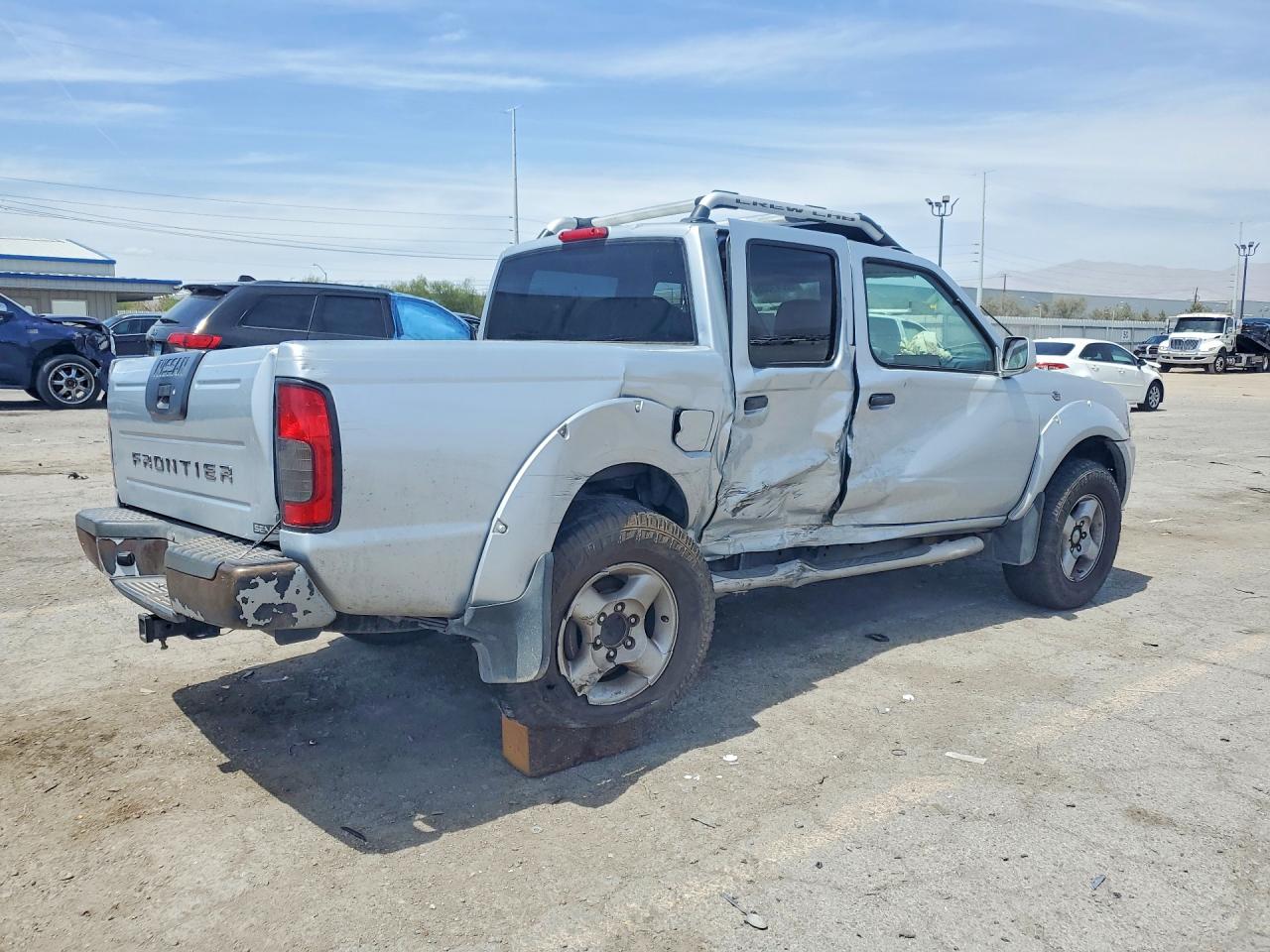 2001 Nissan Frontier Xe Silver vin: 1N6ED27T61C313573
