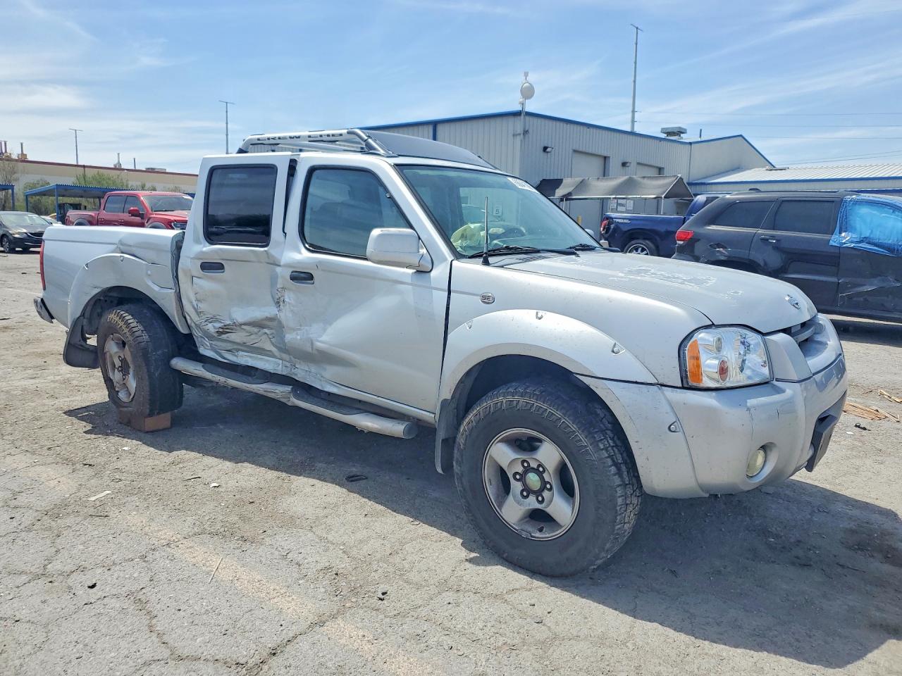 2001 Nissan Frontier Xe Silver vin: 1N6ED27T61C313573